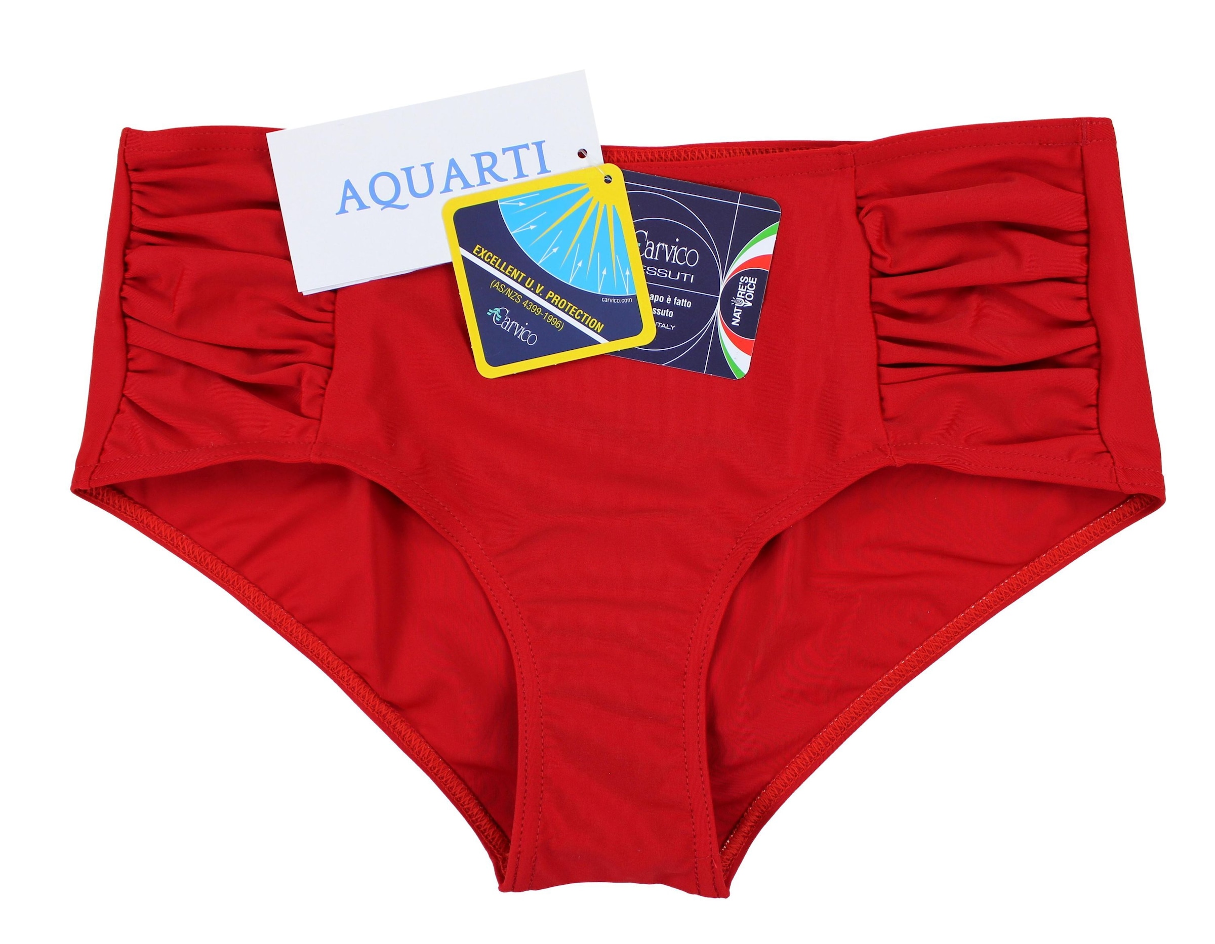 AQUARTI Bikini-Hose »Bikinihose Aquarti Damen Bikinihose mit seitlichen Raffungen«