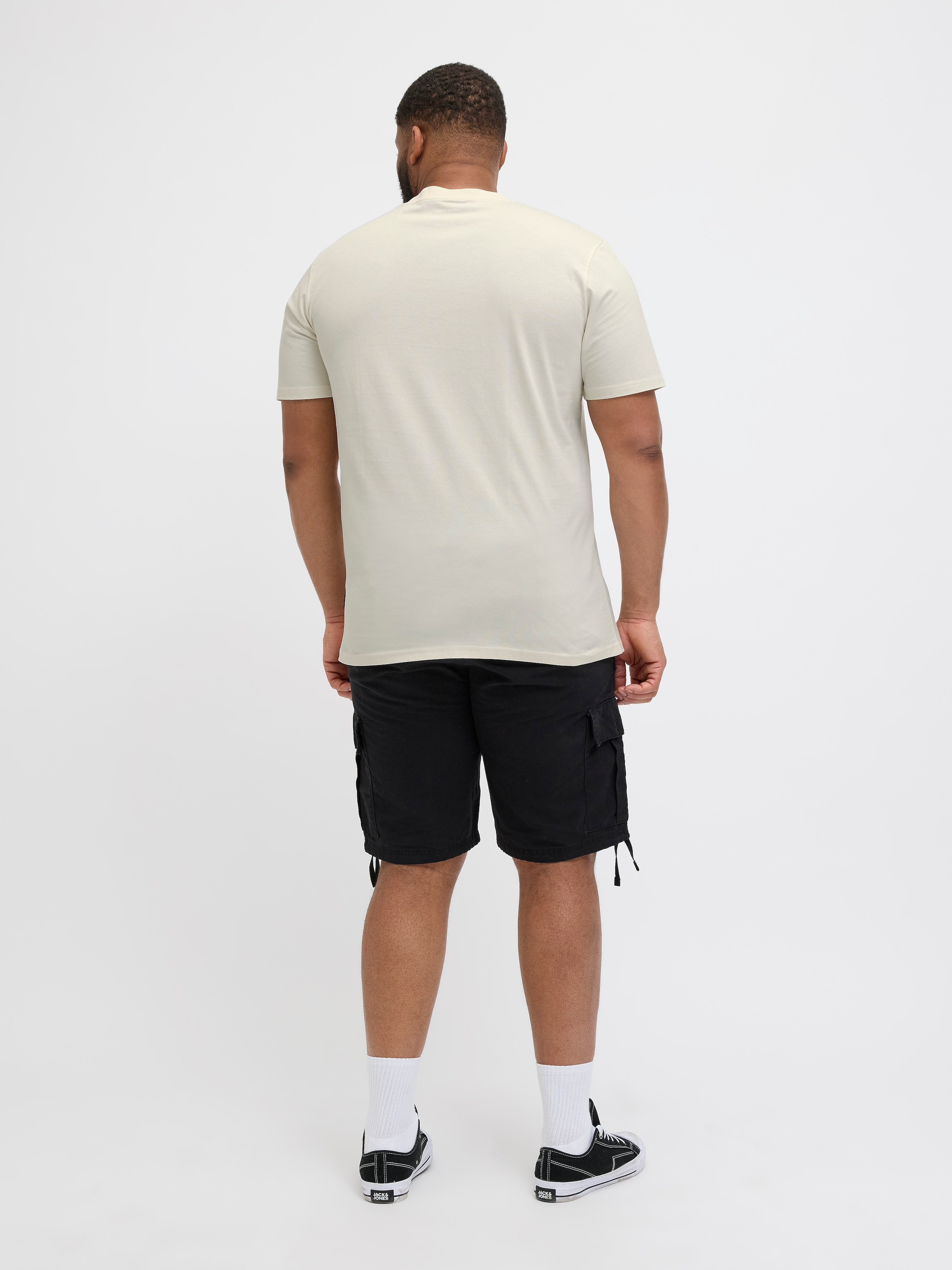 Jack & Jones PlusSize Print-Shirt »JCOLIDO AOP FRONT PRINT TEE SS CRE PLS«, mit Logo Print