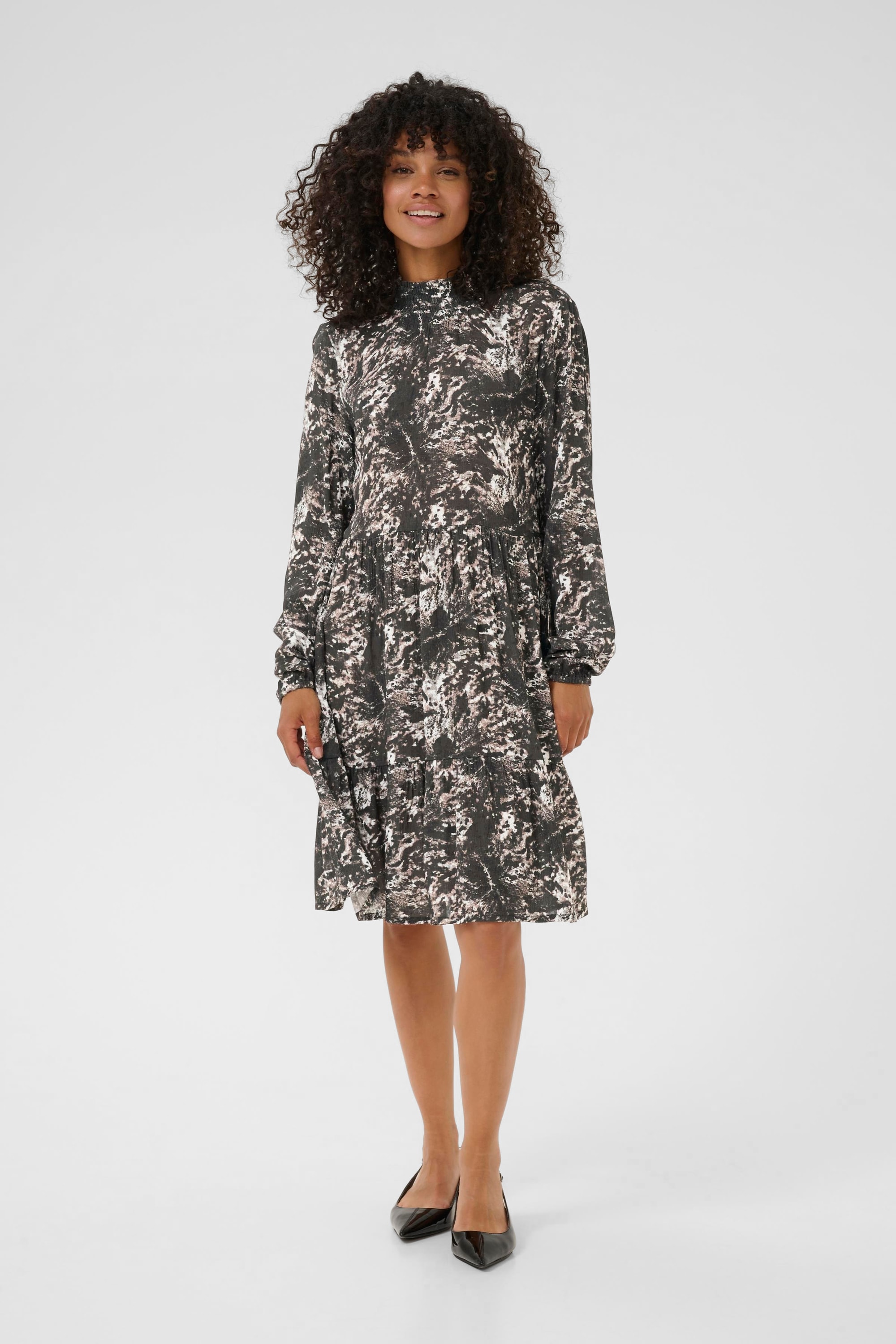 KAFFE Midikleid »Kleid KAlinda«