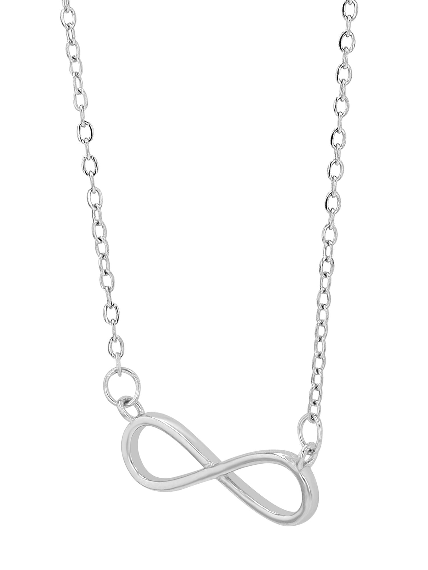 Adelia´s Gliederkette »Damen Halskette ¿ Unendlichkeitszeichen aus 925 Silber 42+5«