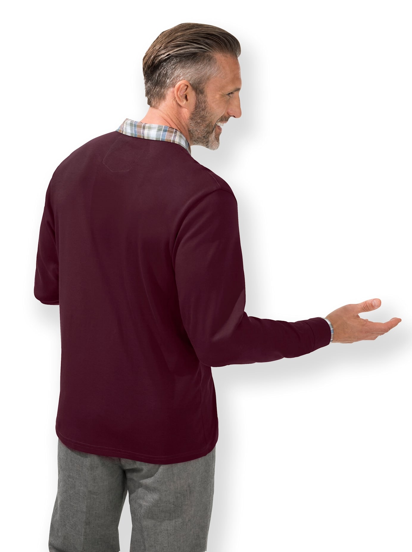 Poloshirt »Langarm-Poloshirt«