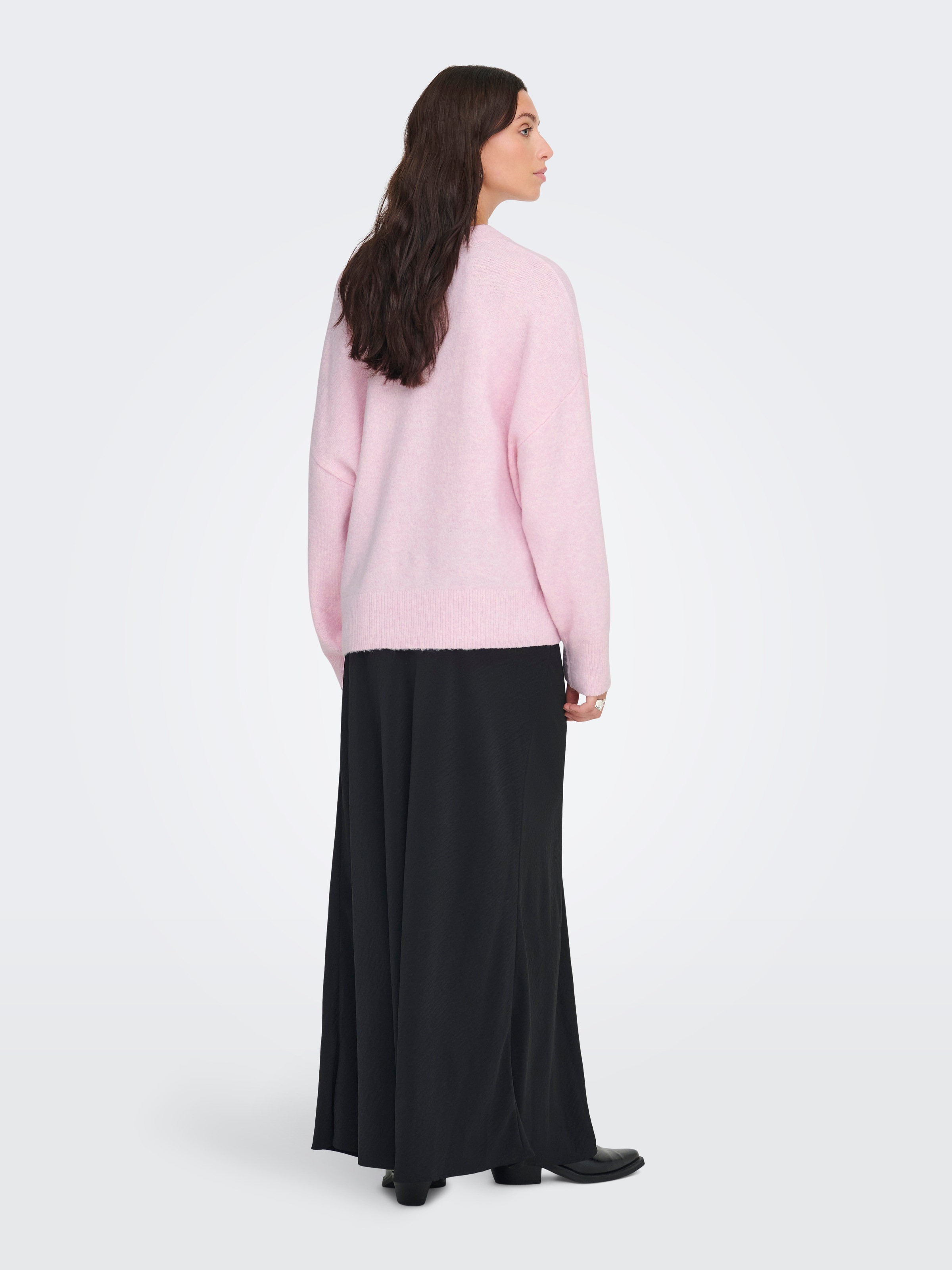 JDY Strickpullover »JDYSONJA L/S O-NECK PULLOVER KNT NOOS« Materialmix