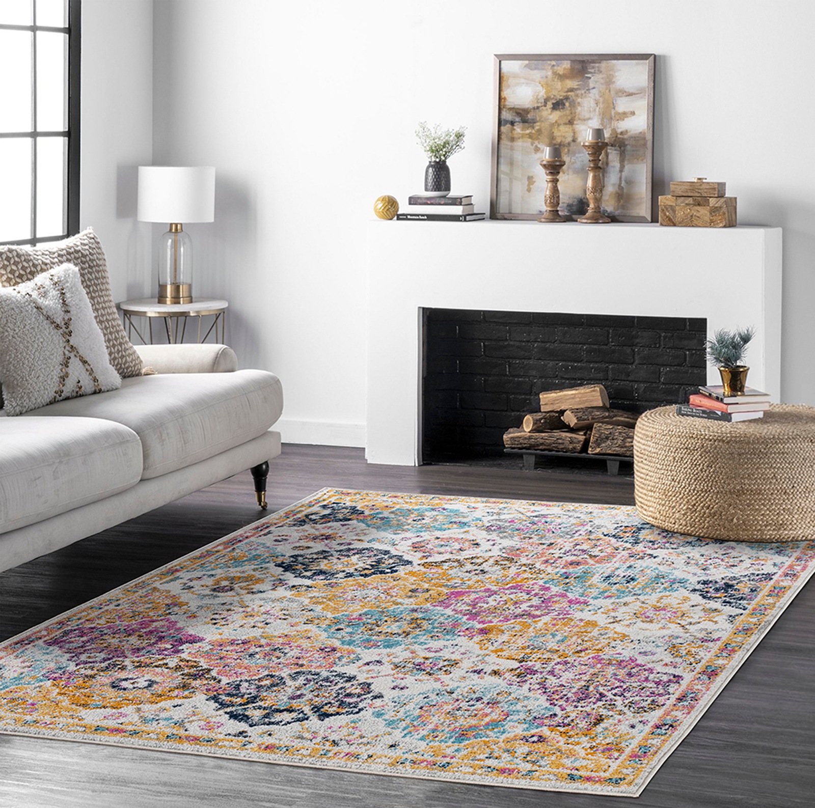 Livabliss Teppich »CUZCO«, rechteckig, 7 mm Höhe, Vintage Orientteppich, Kurzflor Boho Wohnzimmerteppich, Läufer