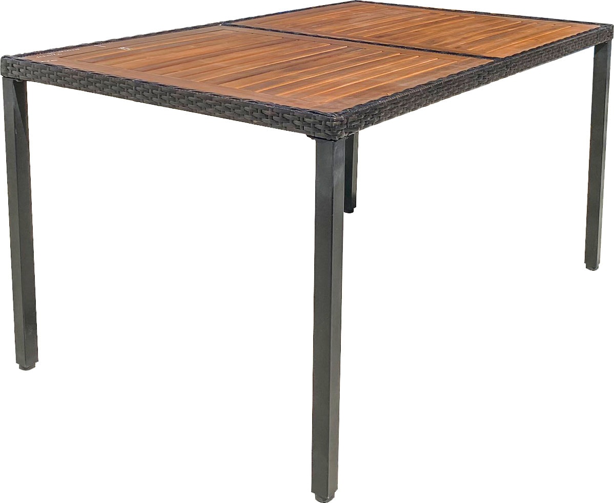 Garden Pleasure Garten-Essgruppe », Tischgruppe »BILBAO«« Set,  6 Stühle, Tisch LxB: 150x90 cm, inkl Auflagen