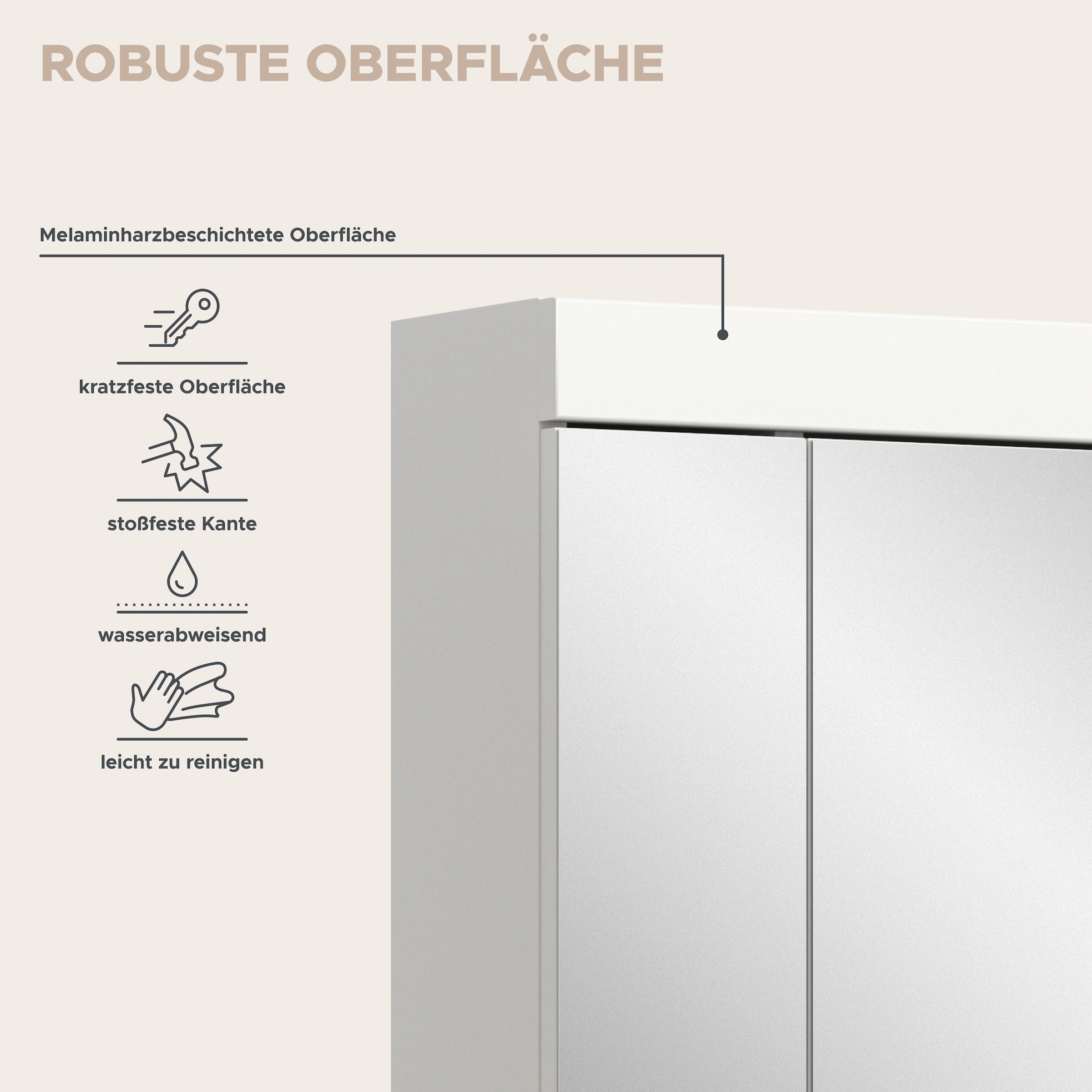OTTO home Badezimmerspiegelschrank »MAOI, mit 3 Spiegeltüren, in verschiedenen Ausführungen erhältlich« Badmöbel, Badschrank, Schrankspiegel, Spiegel, Bad, Badezimmer