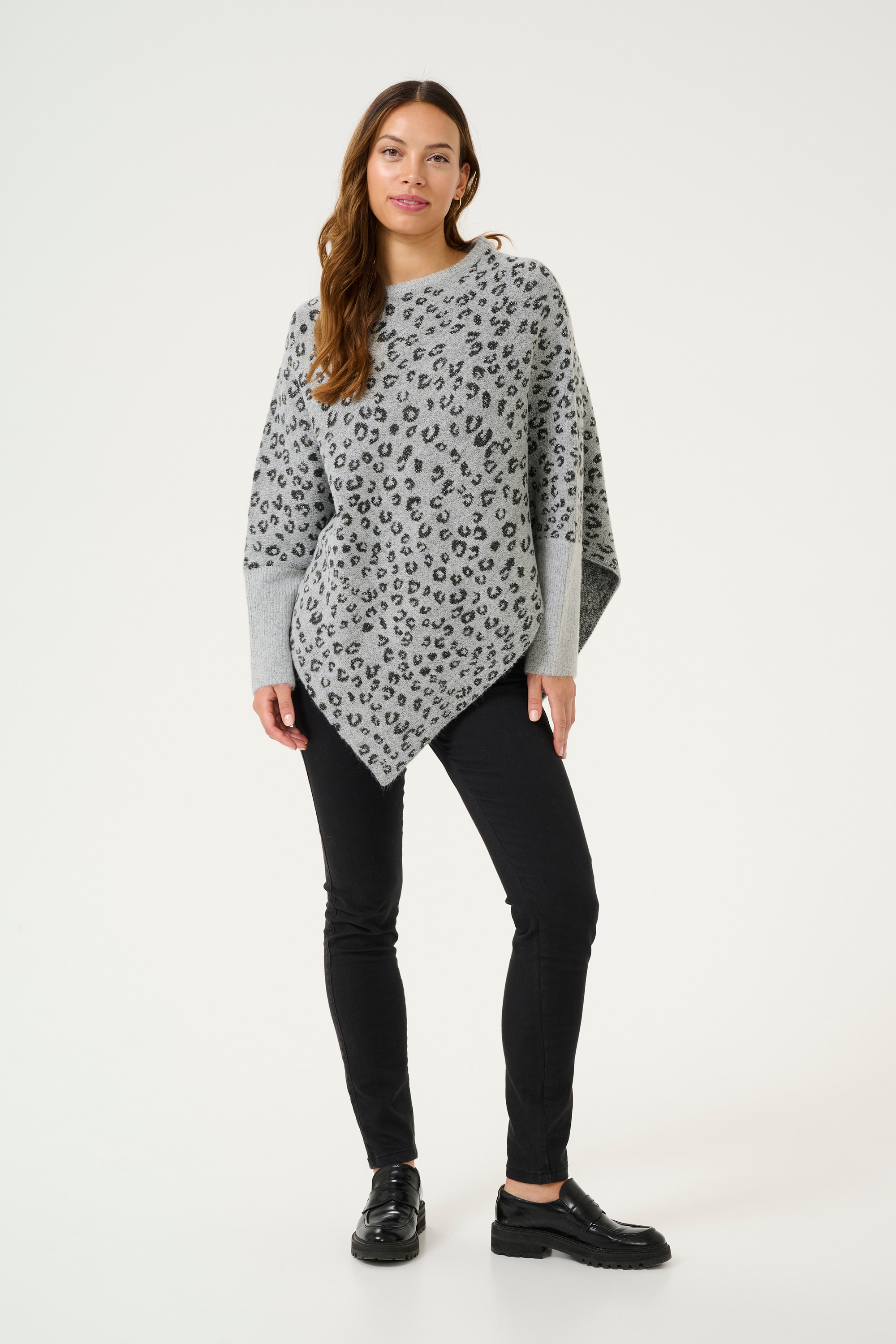 KAFFE Strickponcho »Poncho KAmolly«