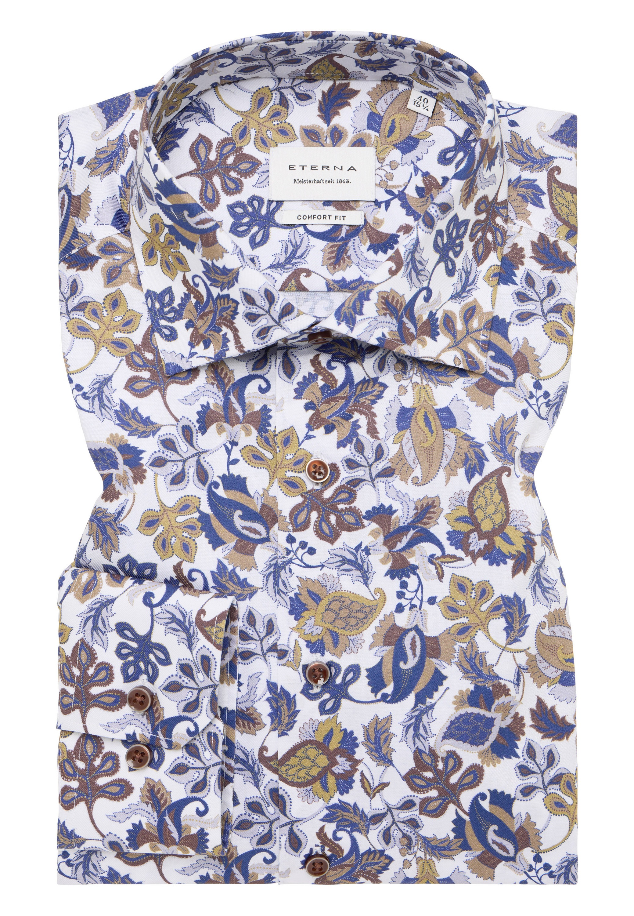Eterna Langarmhemd »COMFORT FIT«, NON IRON (bügelfrei)