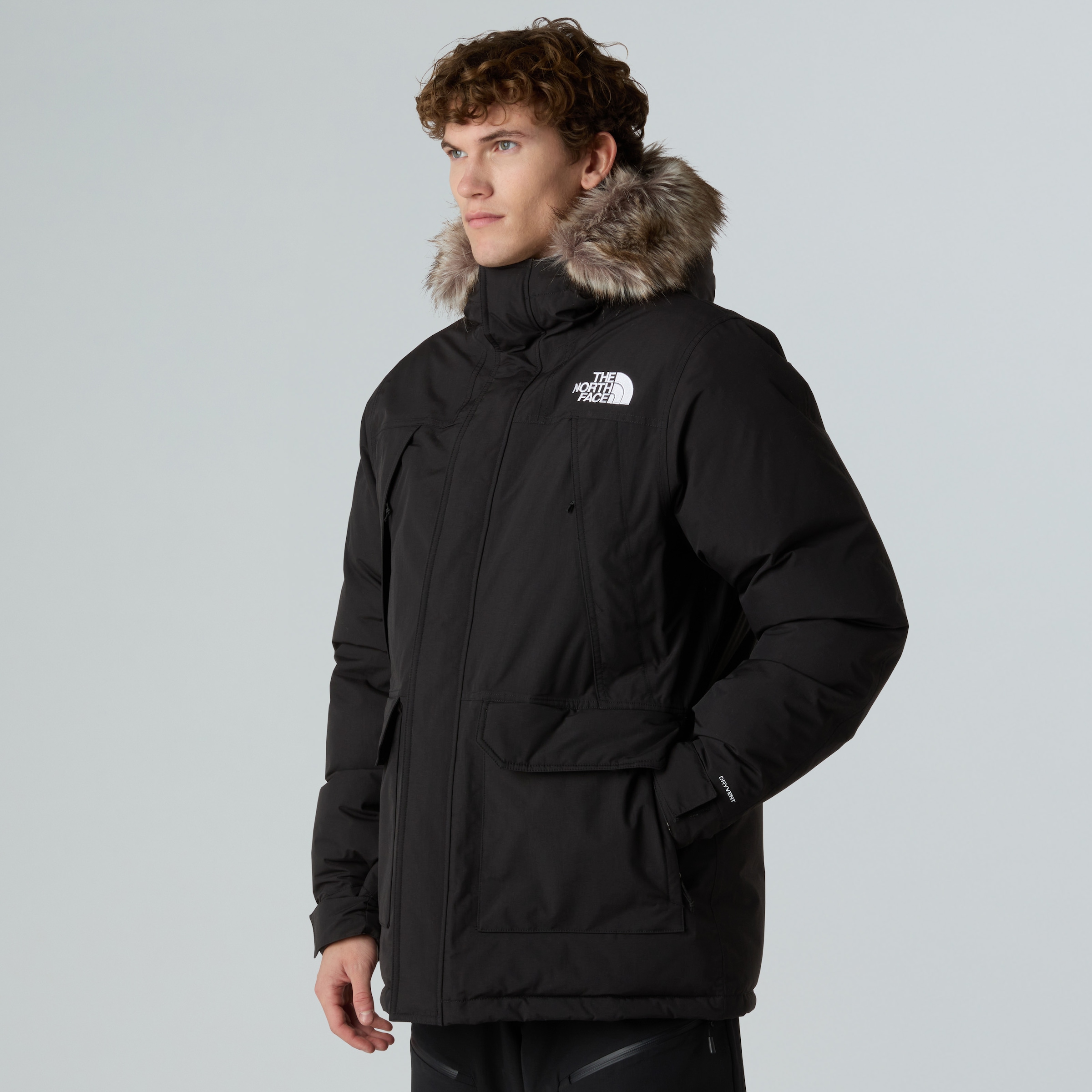 The North Face Funktionsparka »M MCMURDO PARKA« mit Kapuze für kaltes Wetter, wasser- und winddicht, mit Daunenwattierung