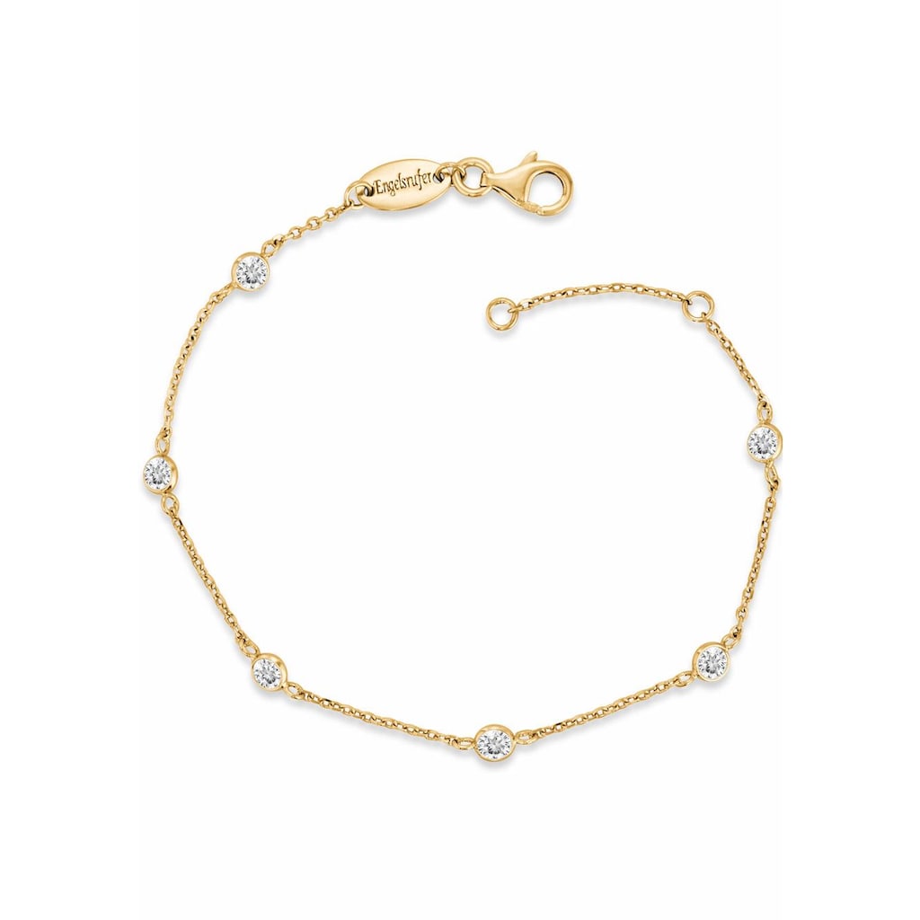 Engelsrufer Silberarmband »Little magic, ARMBAND MOONLIGHT GOLD PLATED, ERB-LILMOON-ZI-G«