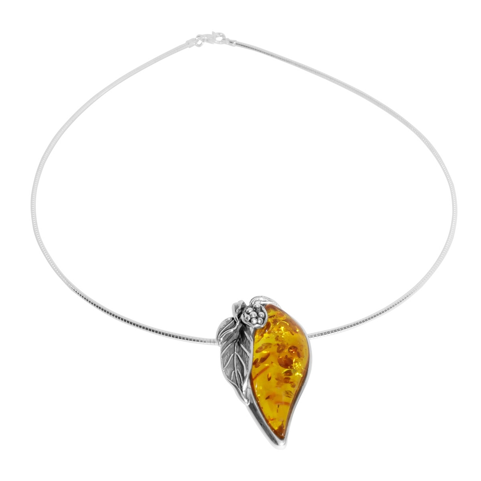 OSTSEE-SCHMUCK Kette mit Anhänger »- Gleiter-Jana 42 mm - Silber 925/000 - Bernstein«