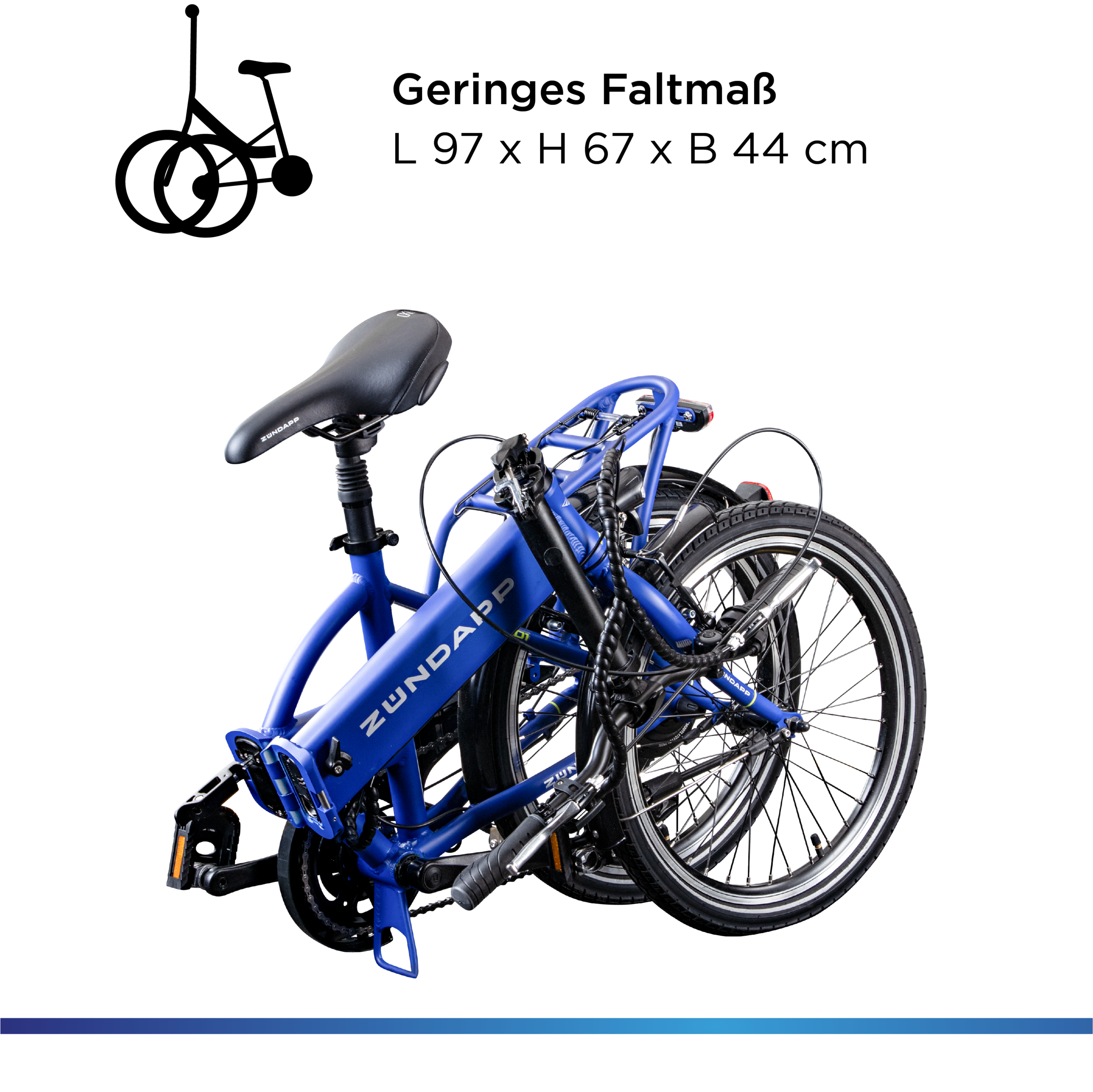 Zündapp »Z101« 6 Gang Shimano Tourney Schaltwerk Kettenschaltung Heckmotor 250 W Pedelec, Elektrofahrrad für Damen u. Herren