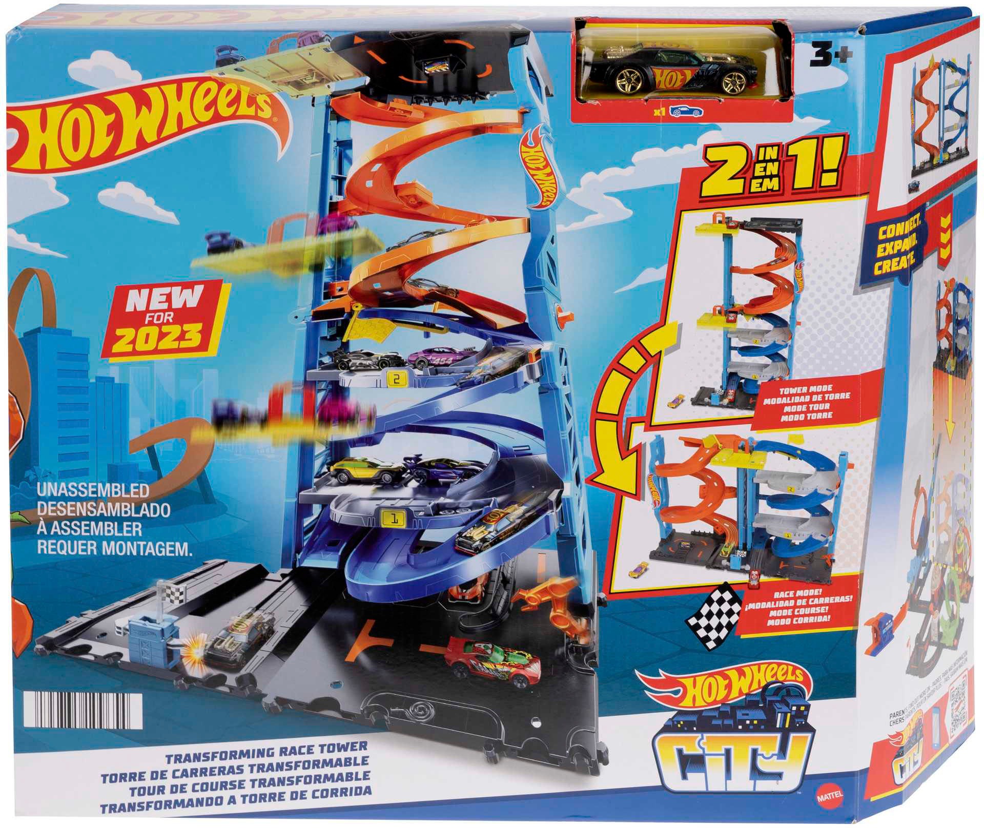 Hot Wheels Spiel-Gebäude »City Transforming Race Tower«