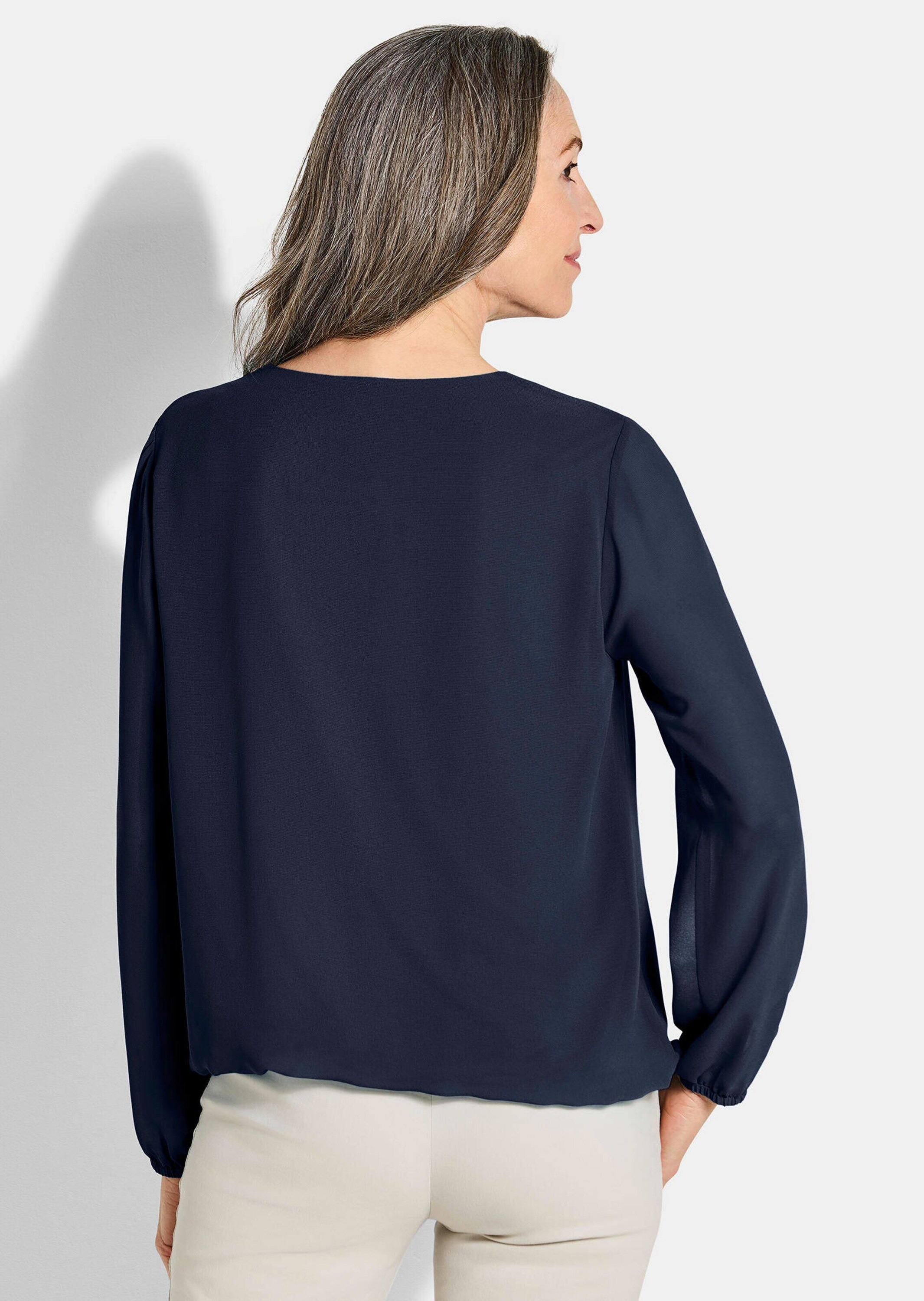 GOLDNER Klassische Bluse »Elegante Bluse aus Chiffon«