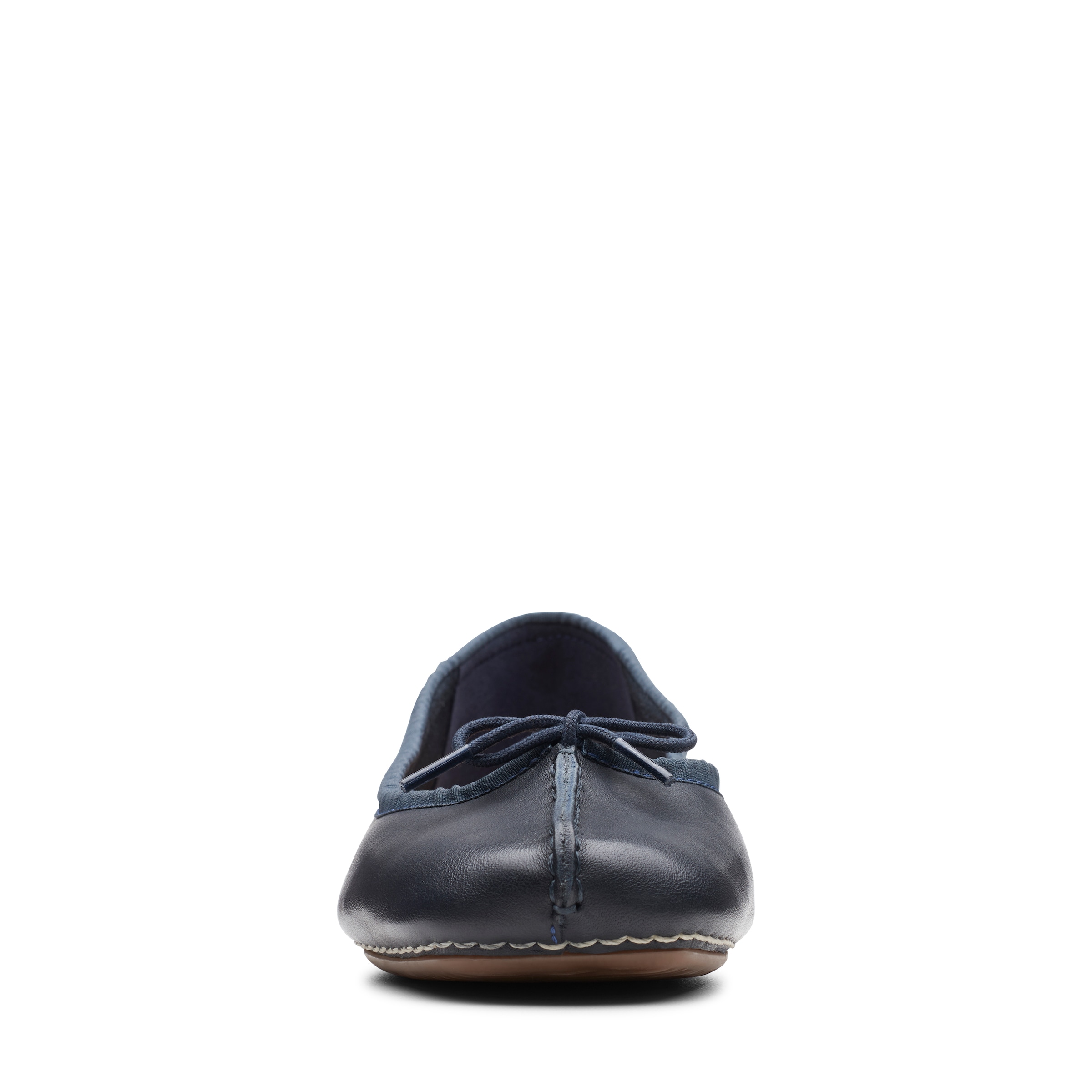 Clarks Ballerina »Freckle Ice«, Slipper, Flats, Flats, Slipper mit Schleifchen