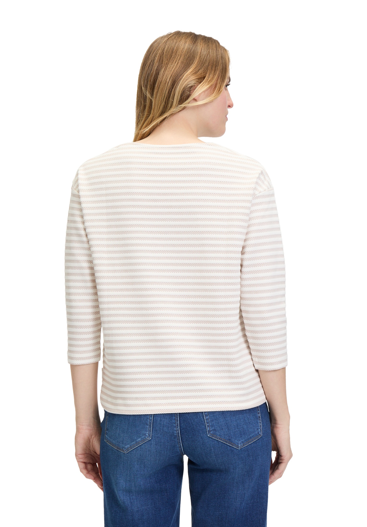 Betty&Co Kurzarmshirt »Ringelshirt mit U-Boot-Ausschnitt«