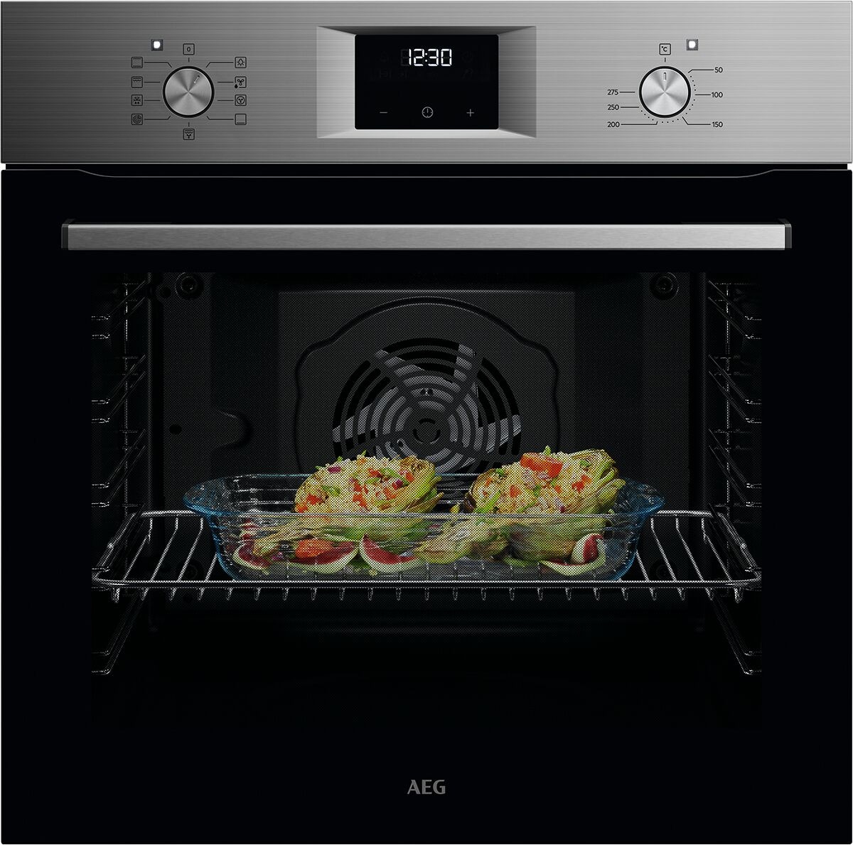 Einbaubackofen 6000 »OU5AB20ZSM 949496394«, Aqua-Reinigungsfunktion, glatte Innenwände...