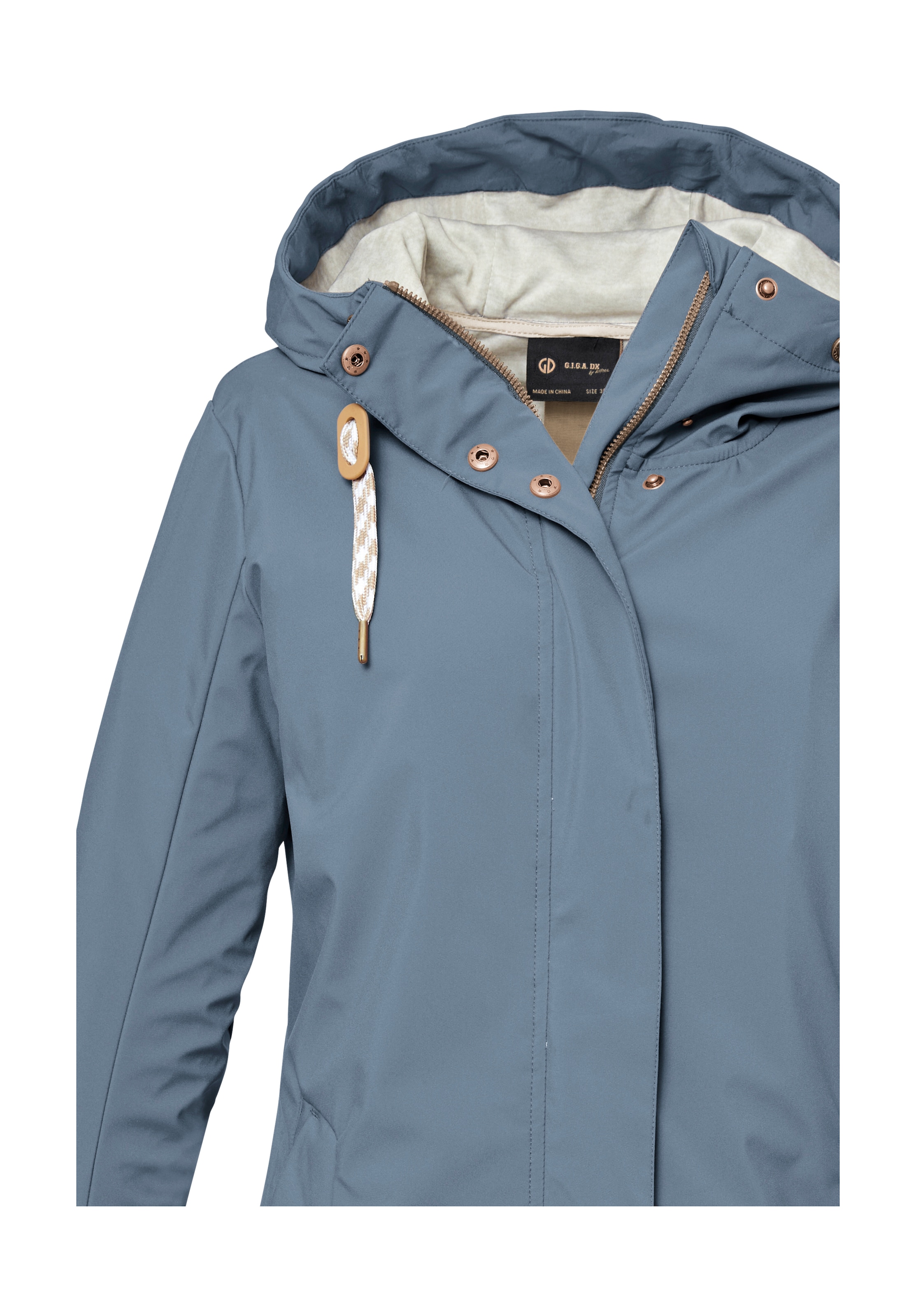G.I.G.A. DX by killtec Softshellparka »GS 16 WMN SFTSHLL PRK«, Wasserdichter, atmungsaktiver Parka aus recycelten Materialien
