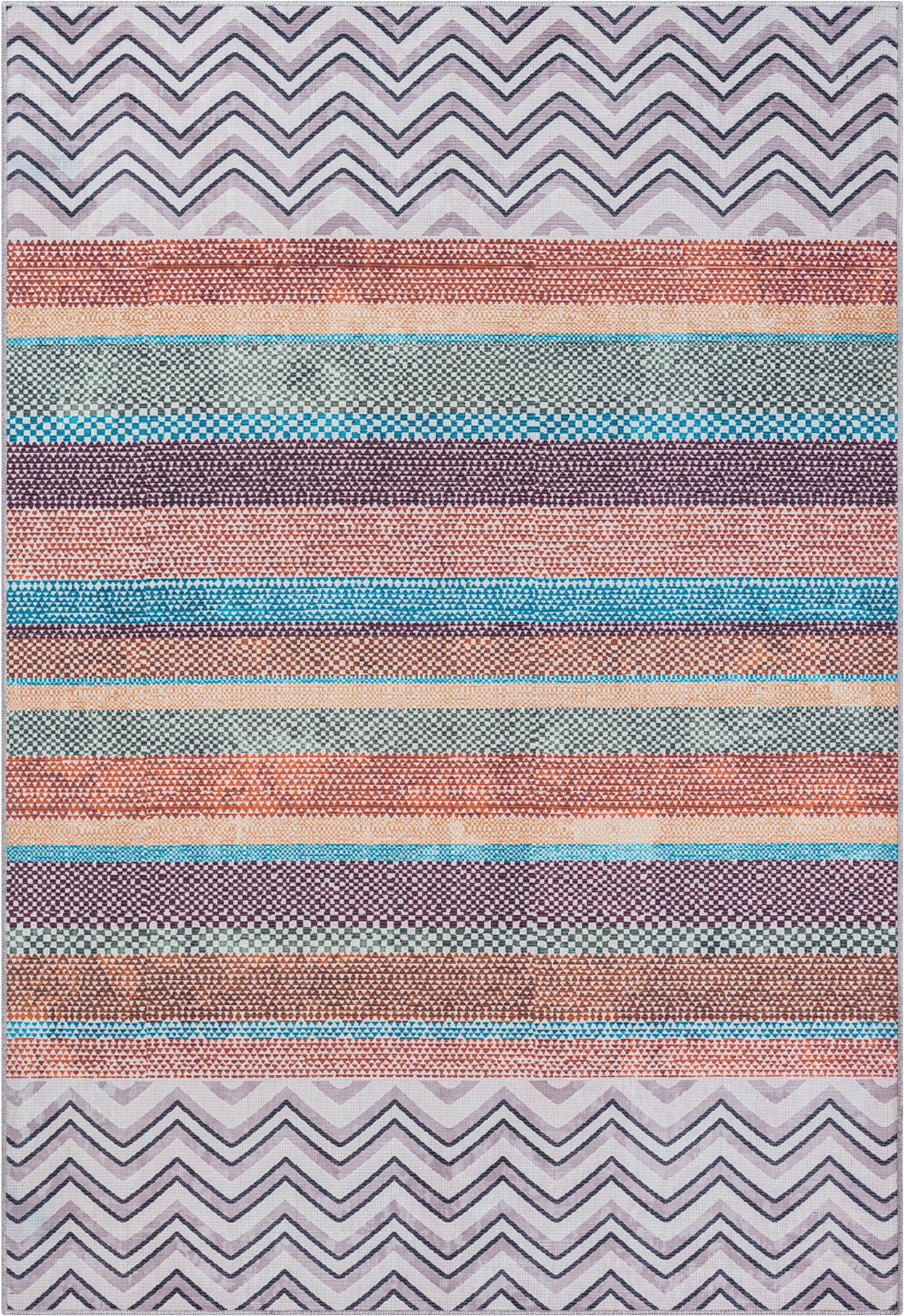 Myflair Möbel & Accessoires Teppich »Vivi, LAGERRÄUMUNG!« rechteckig 10 mm Höhe bedruckt, modernes Design, In- & Outdoor geeignet, waschbar