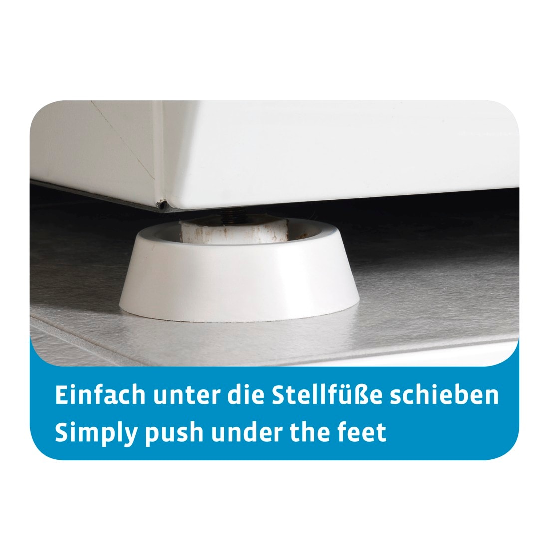 Xavax Vibrationsdämpfer »Schwingungsdämpfer« 4 Stück, für Spül- und Waschmaschine + Trockner, Ø 45 mm, Höhe 17 mm