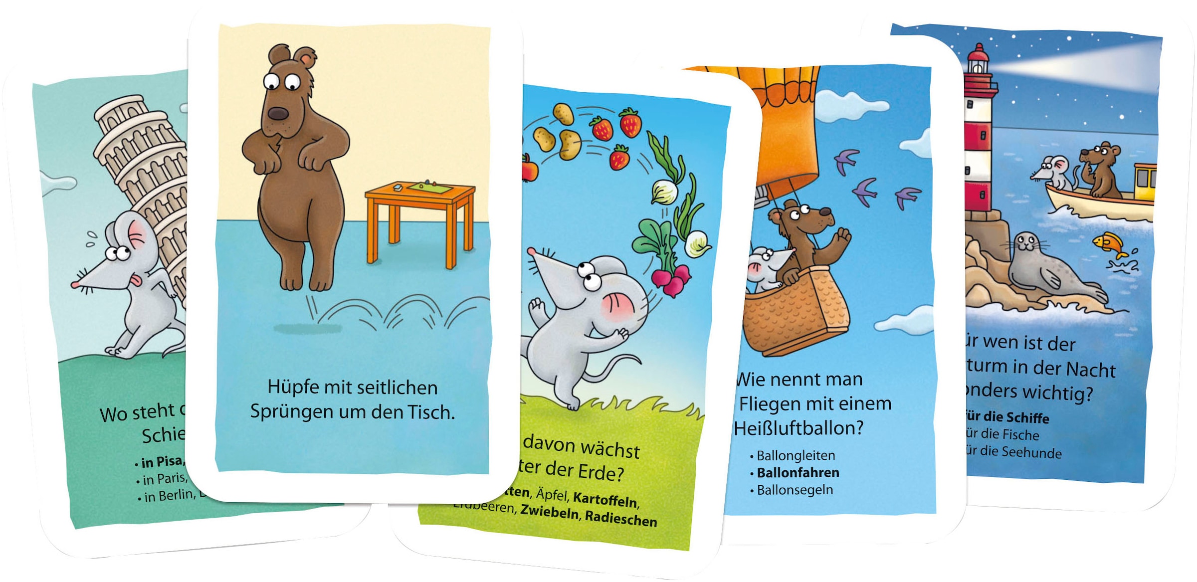 Schmidt Spiele Spiel »Mauseschlau & Bärenstark, Wissen, Lachen, Sachen Machen«, Made in Europe