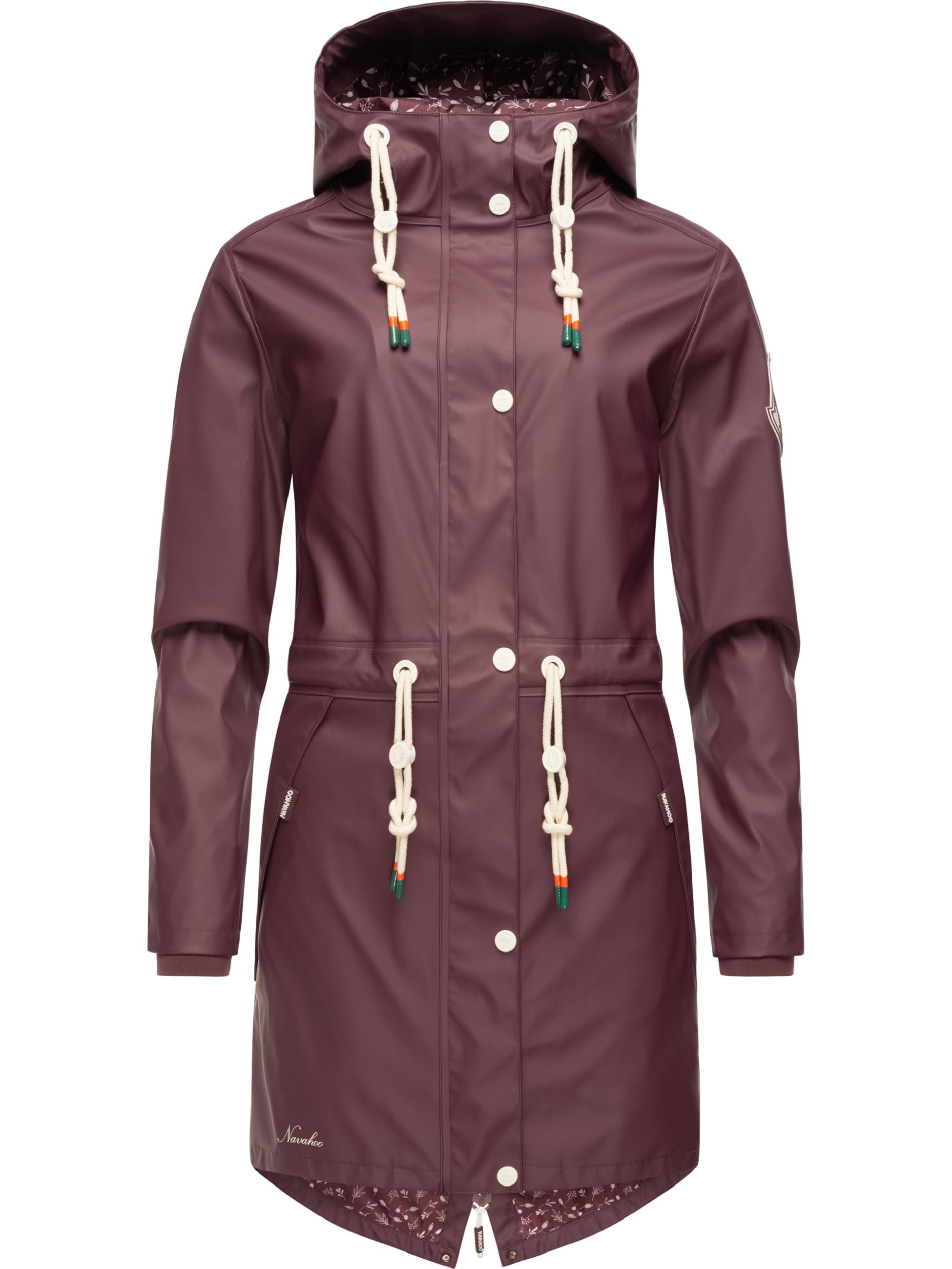 Navahoo Regenjacke »Regenjacke Tropical Storm OO«, mit Kapuze, Wasserdichter Damen Outdoor Regenmantel