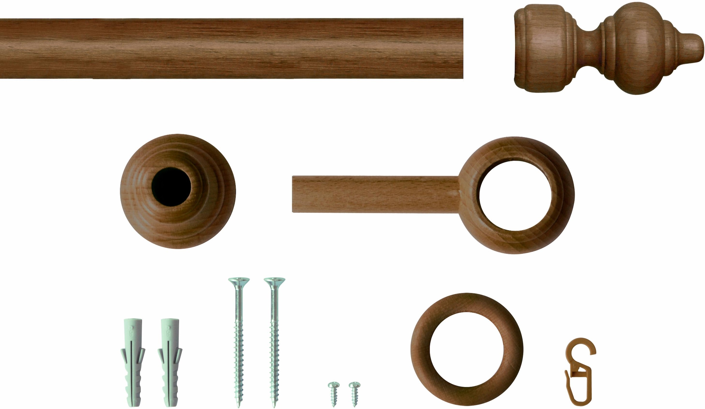 Good Life Gardinenstange »Trend« Ø 28 mm 1 läufig-läufig Fixmaß