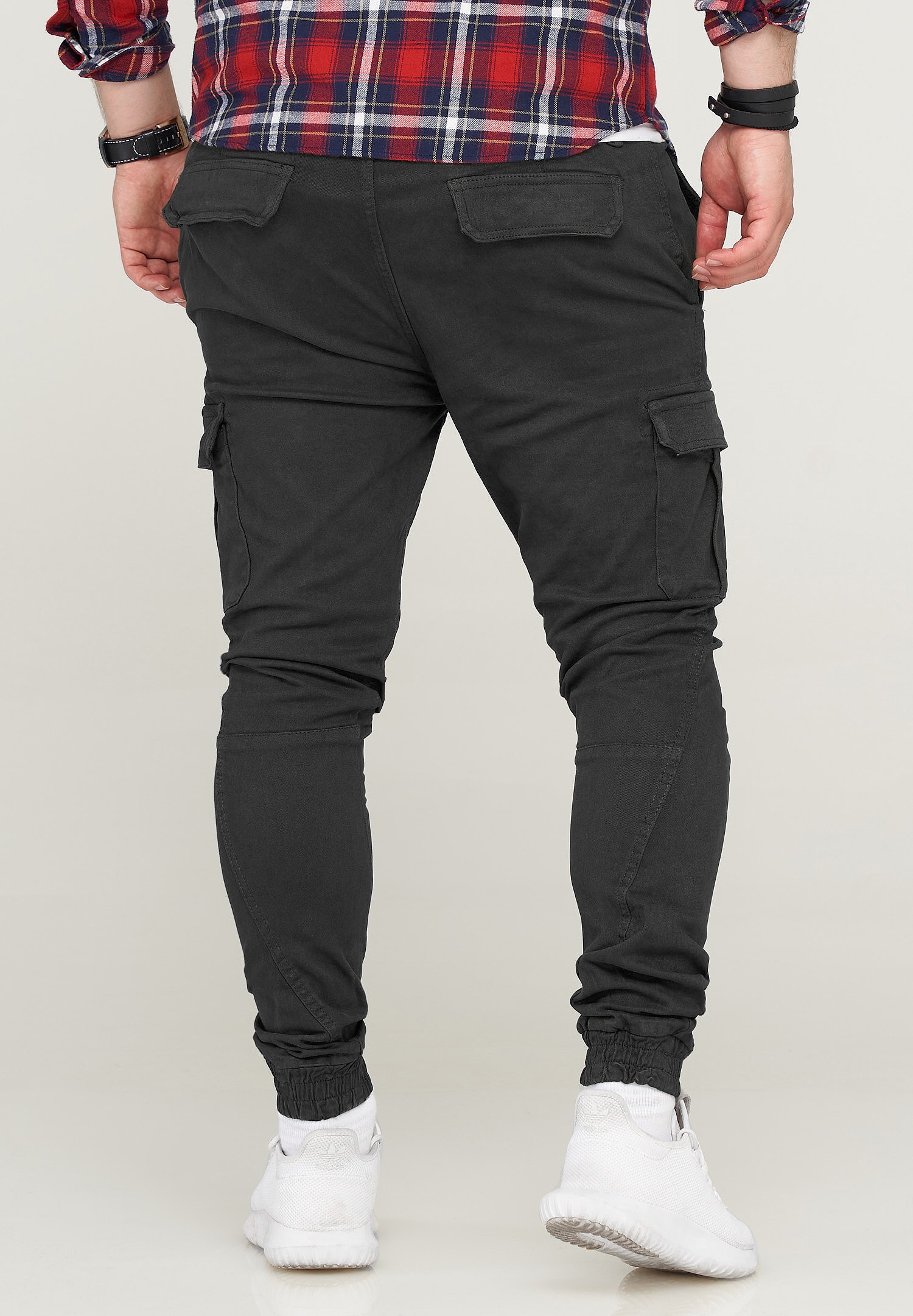SOULSTAR Cargohose »Freizeithose Jogger-Hose mit elastischem Bund Stoffhose für Herren«  Jogger-Hose mit elastischem Bund