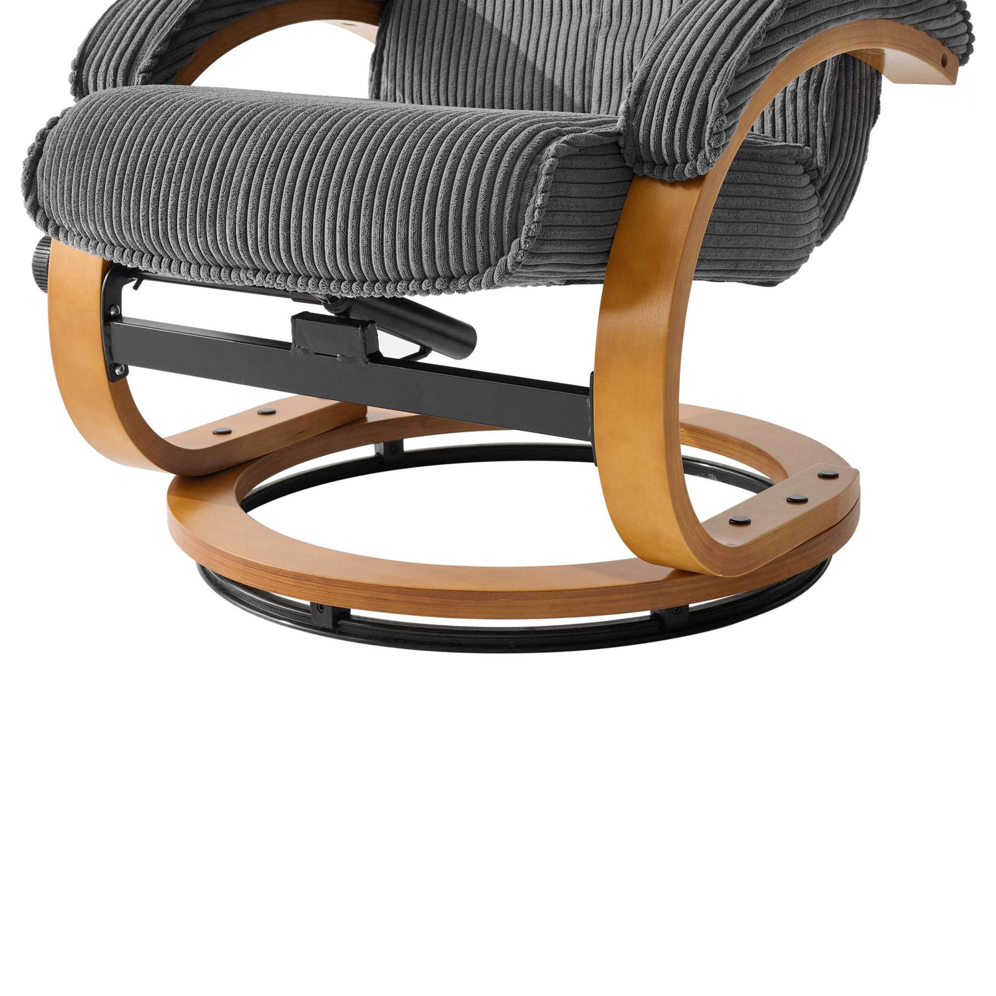 Home affaire Relaxsessel »mit Hocker PARIS neu: Cord - OTTO. Verlässliche Qualität.« bestehend aus Sessel und Hocker,  manuelle Relaxfunktion mit Drehfunktion, neu: Cord-Bezug