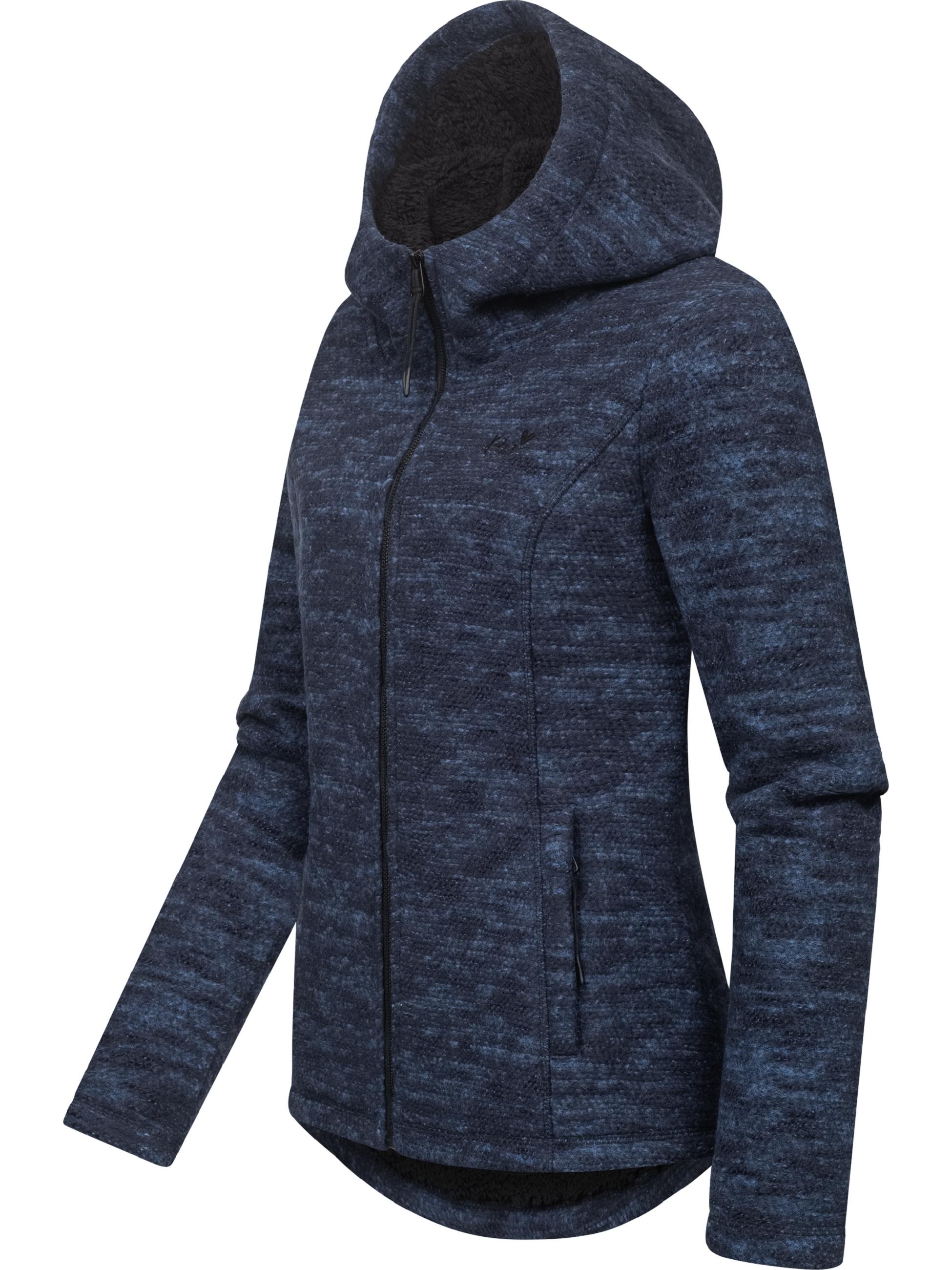 Ragwear Kapuzensweatjacke »Kapuzenstrickjacke Lyshka Melange«
