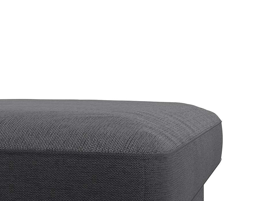 FLEXLUX Pouf »Fiore« Kaltschaum, Füße Alu