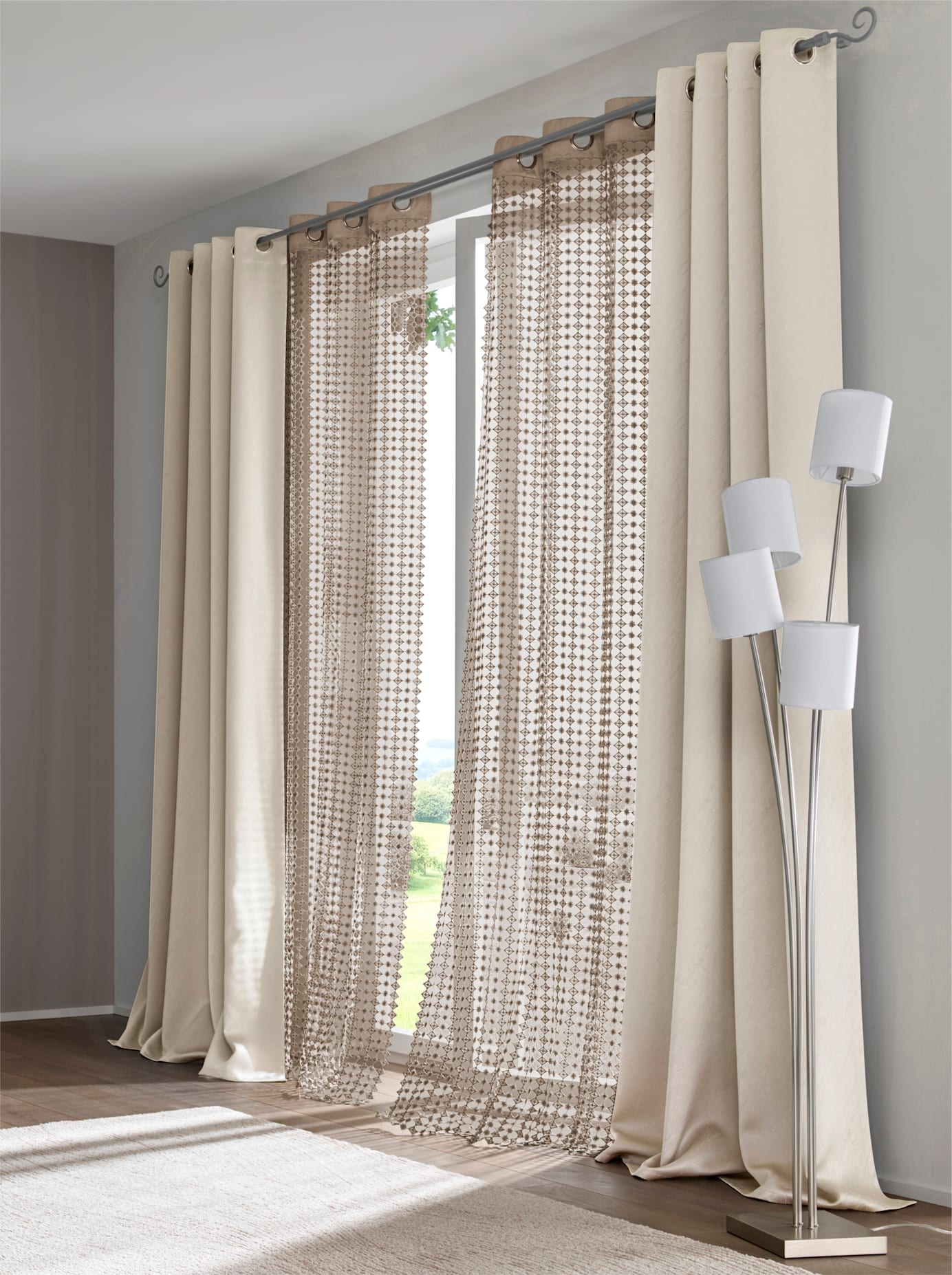 heine home Gardine, (1 St.)