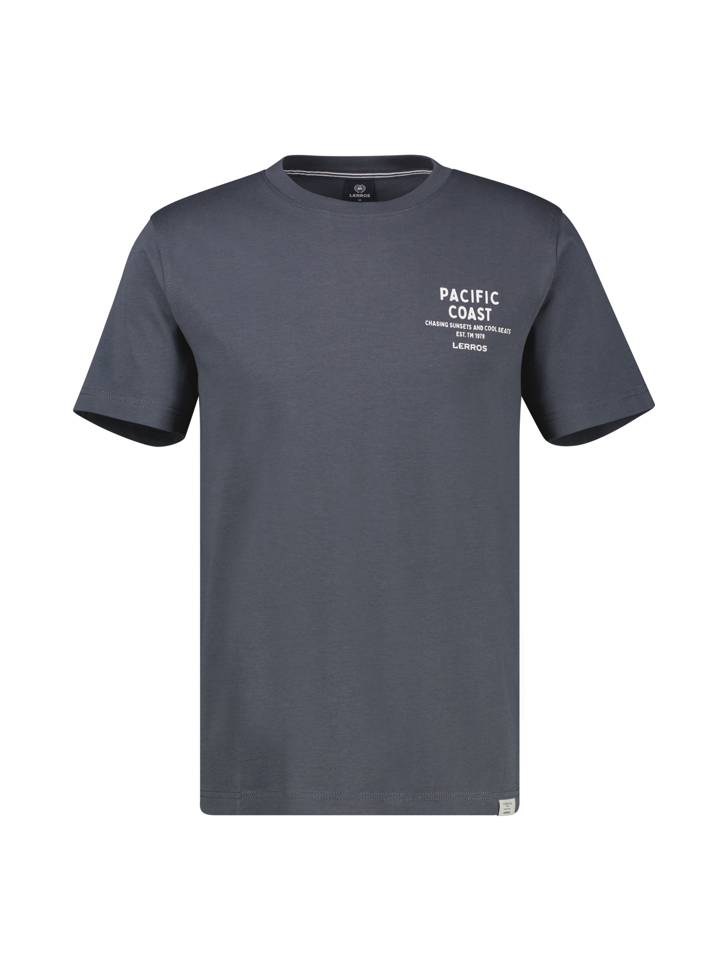 LERROS T-Shirt »Sportliches T-Shirt aus Baumwolle mit Brust- und Rückenprint«