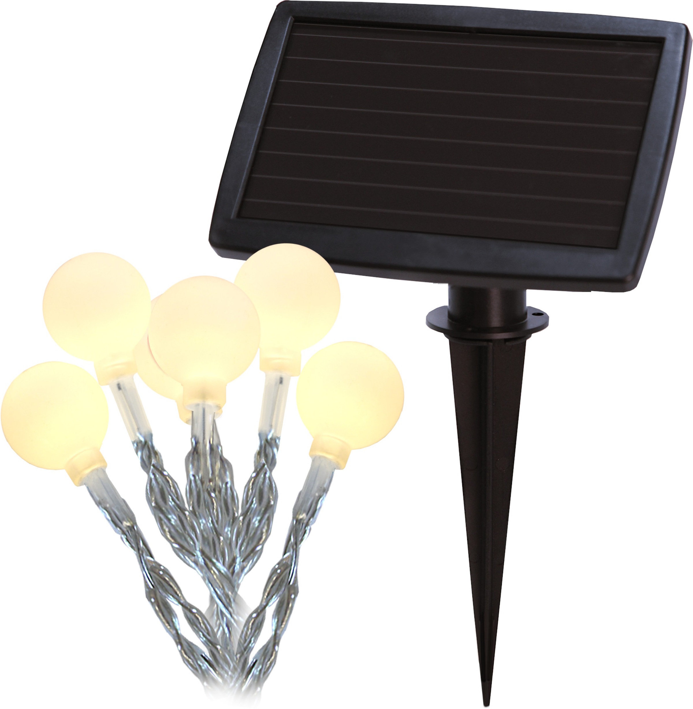 Parforce Traditional Hunting LED-Lichterkette »Globini« 20 Stk.-flammig mit Wintersolarpanel, inkl. Akku,
outdoor, Vierfarb-Karton