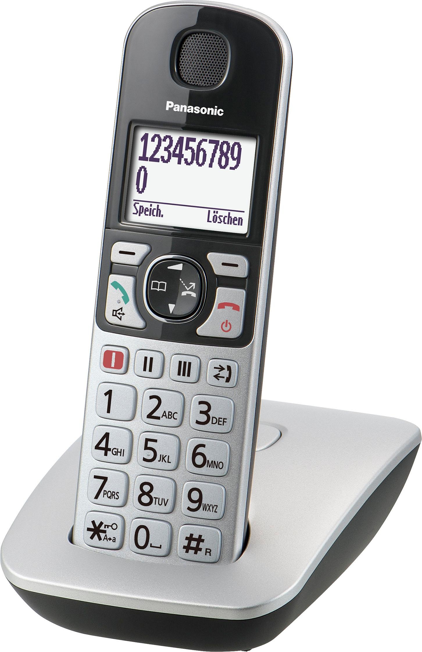 Panasonic Seniorentelefon »KX-TGE510«, (Mobilteile: 1)