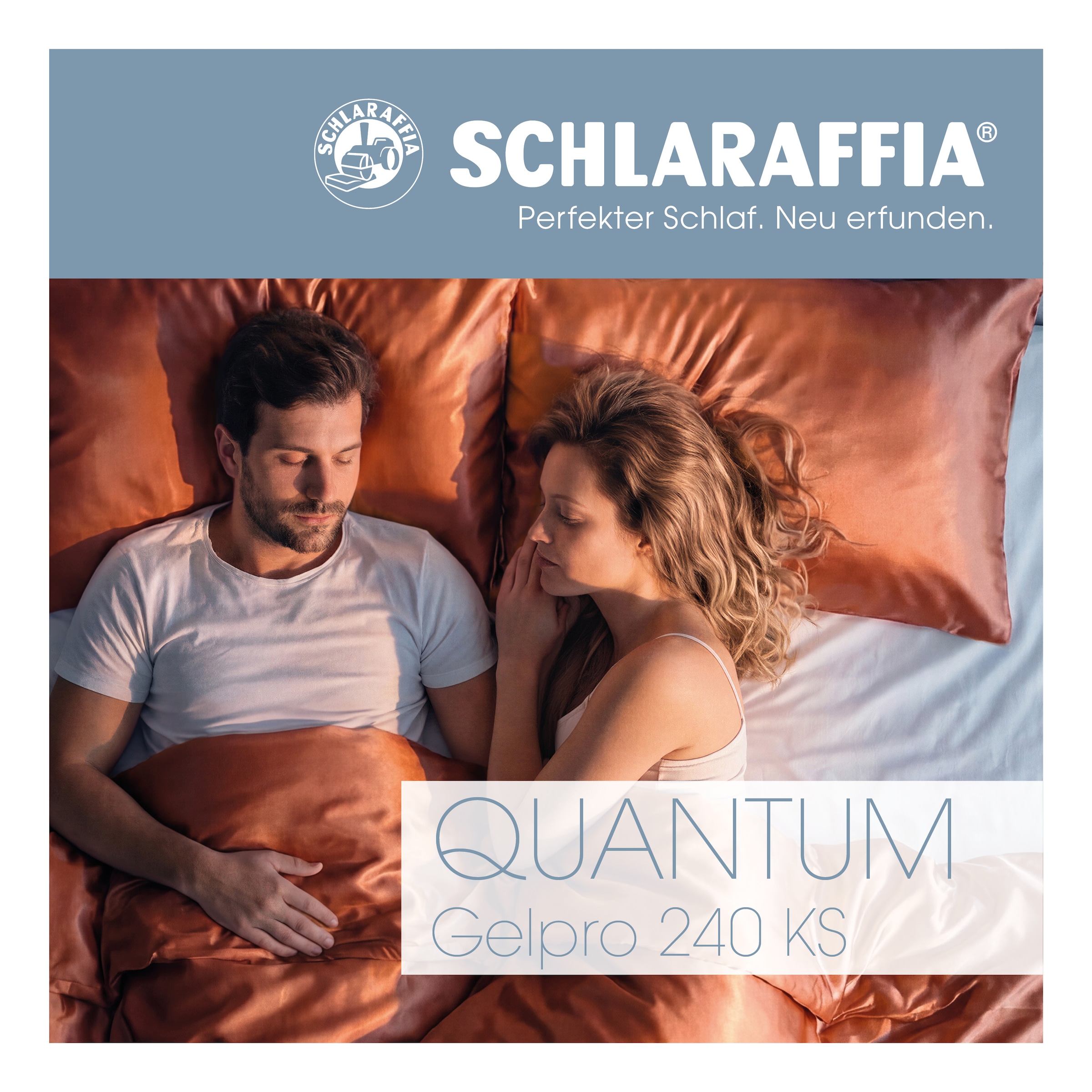 Schlaraffia Kaltschaummatratze »Matratze, 7 Zonen, GelPro Quantum 240, Kaltschaummatratze 90x200 cm« 24 cm hoch Raumgewicht: 45 kg/m³ 1 Stk. tlg. Gelschaumauflage, patentierte Rhombo-therm Technologie, atmungsaktiv
