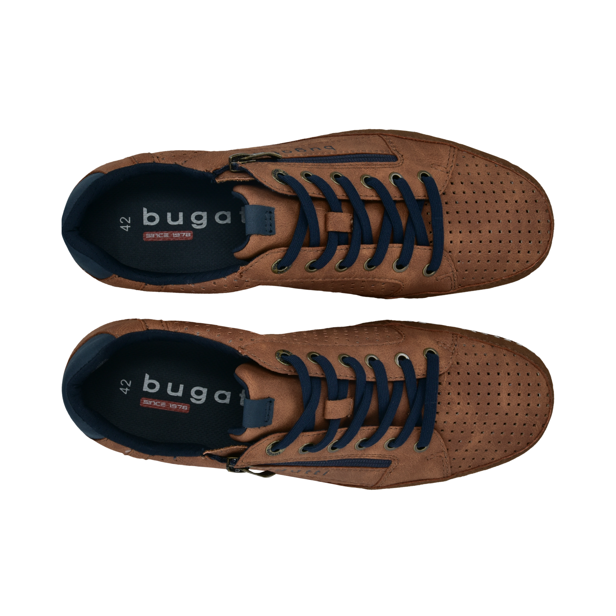 bugatti Sneaker  Halbschuh, Freizeitschuh mit praktischem Reißverschluss