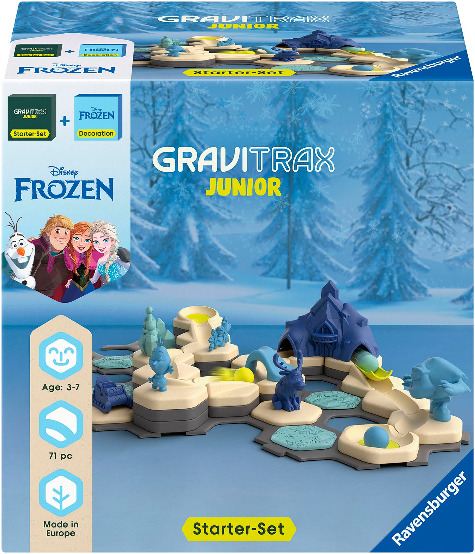 Kugelbahn-Bausatz »GraviTrax Junior Starter Set Disney Frozen«, Made in Germany