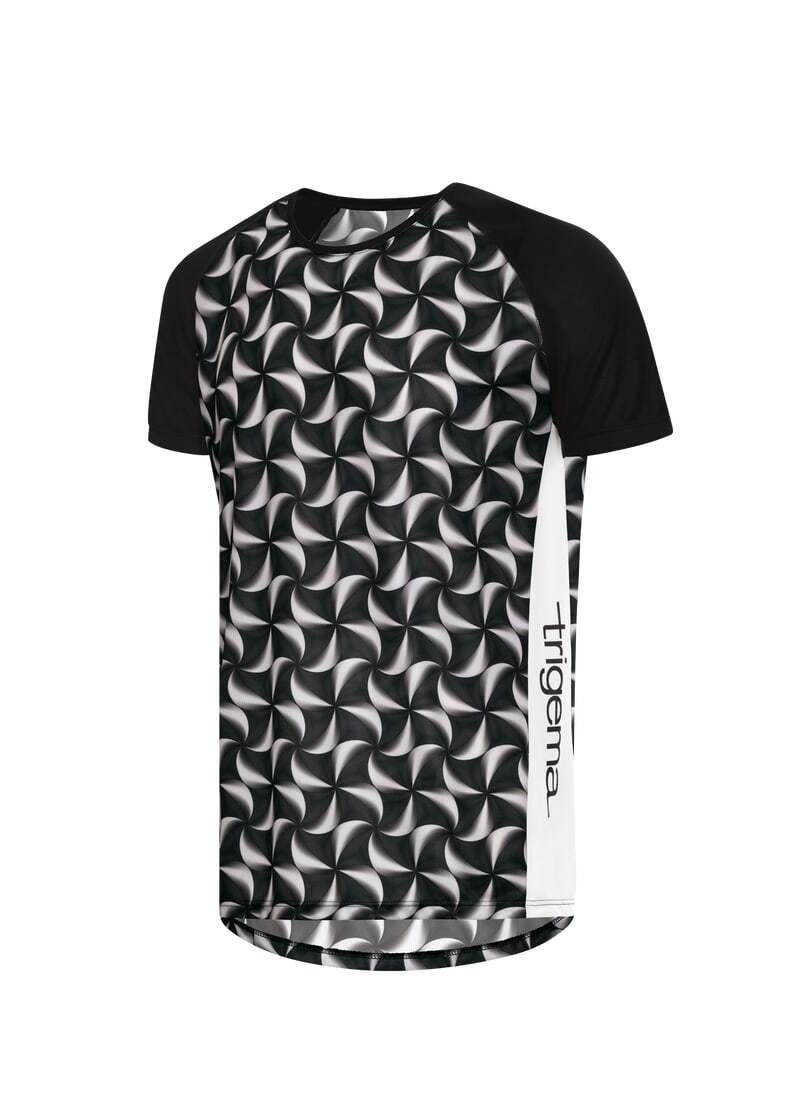 Trekkingjacke »TRIGEMA Sport T-Shirt aus atmungsaktivem COOLMAX®-Material«, (1 St.)