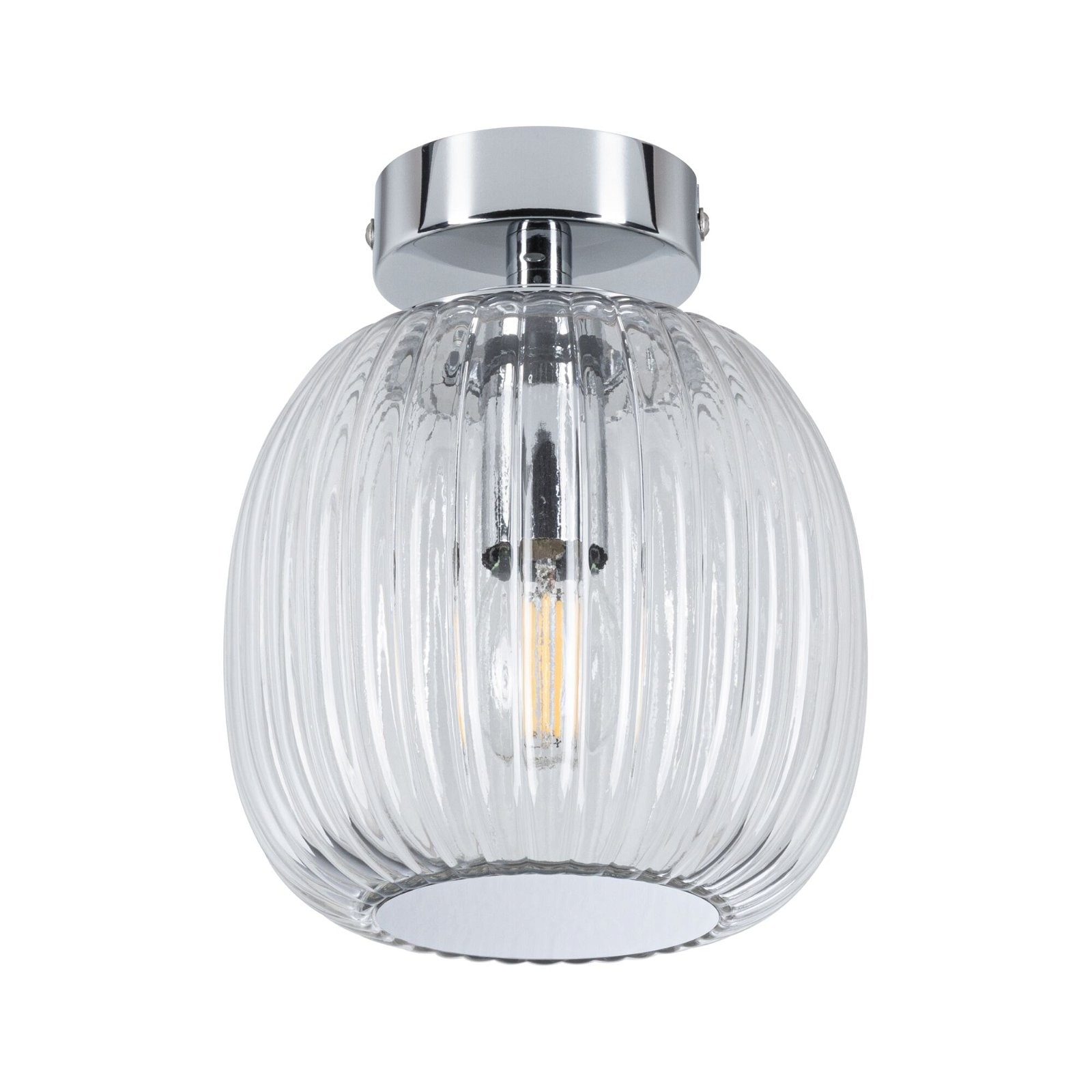 Paulmann Deckenleuchte »Ruya IP44 E14 230V max. 20W Glas, Chrom«, 1 flammig, Leuchtmittel E14 | ohne Leuchtmittel