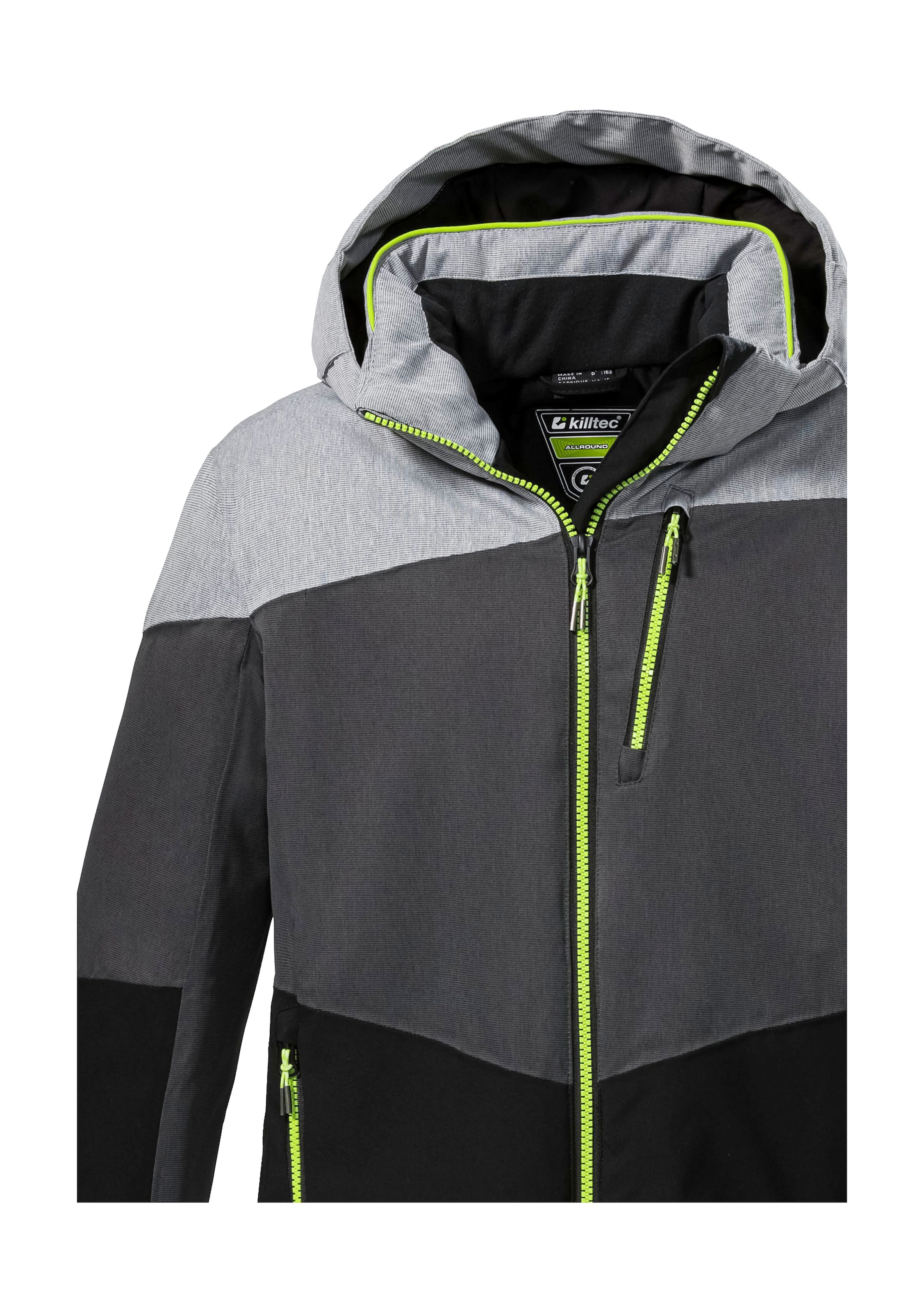 Killtec Skijacke »KSW 161 BYS SKI JCKT« Wasserdichte, atmungsaktive Skijacke mit abnehmbarer Kapuze
