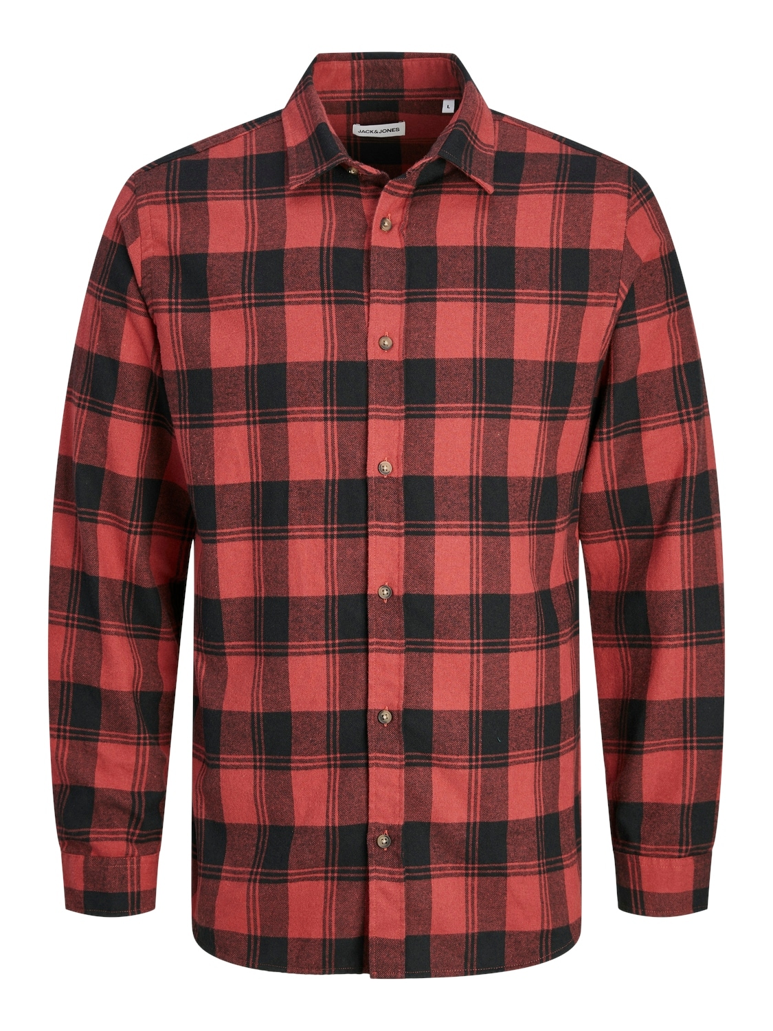 Jack & Jones Langarmhemd »JJJOSHUA FALL BUFFALO SHIRT LS«