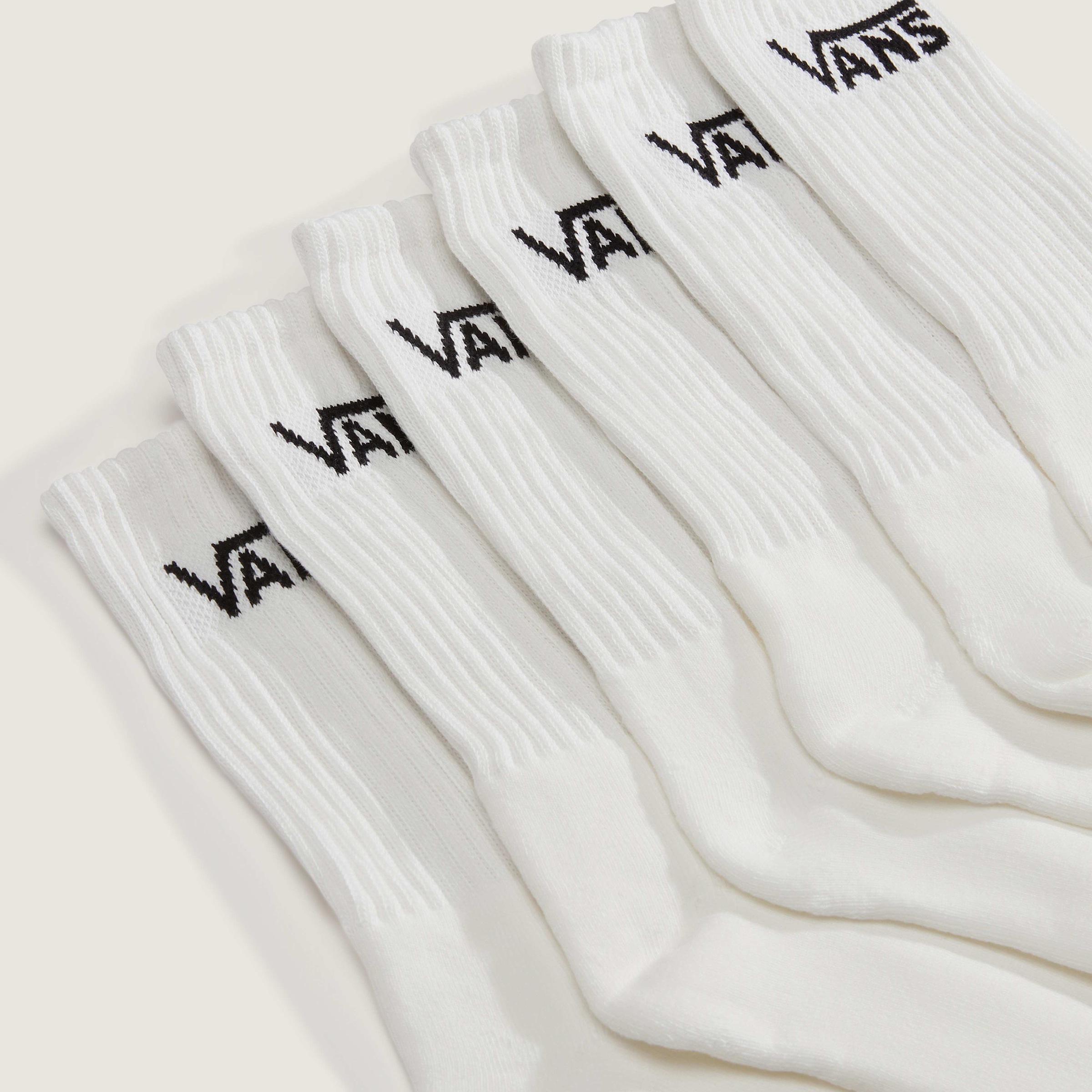 Vans Sportsocken »CLASSIC CREW« 6 Paar tlg. für Erwachsene, sportlicher Stil, sechs Paar im Set