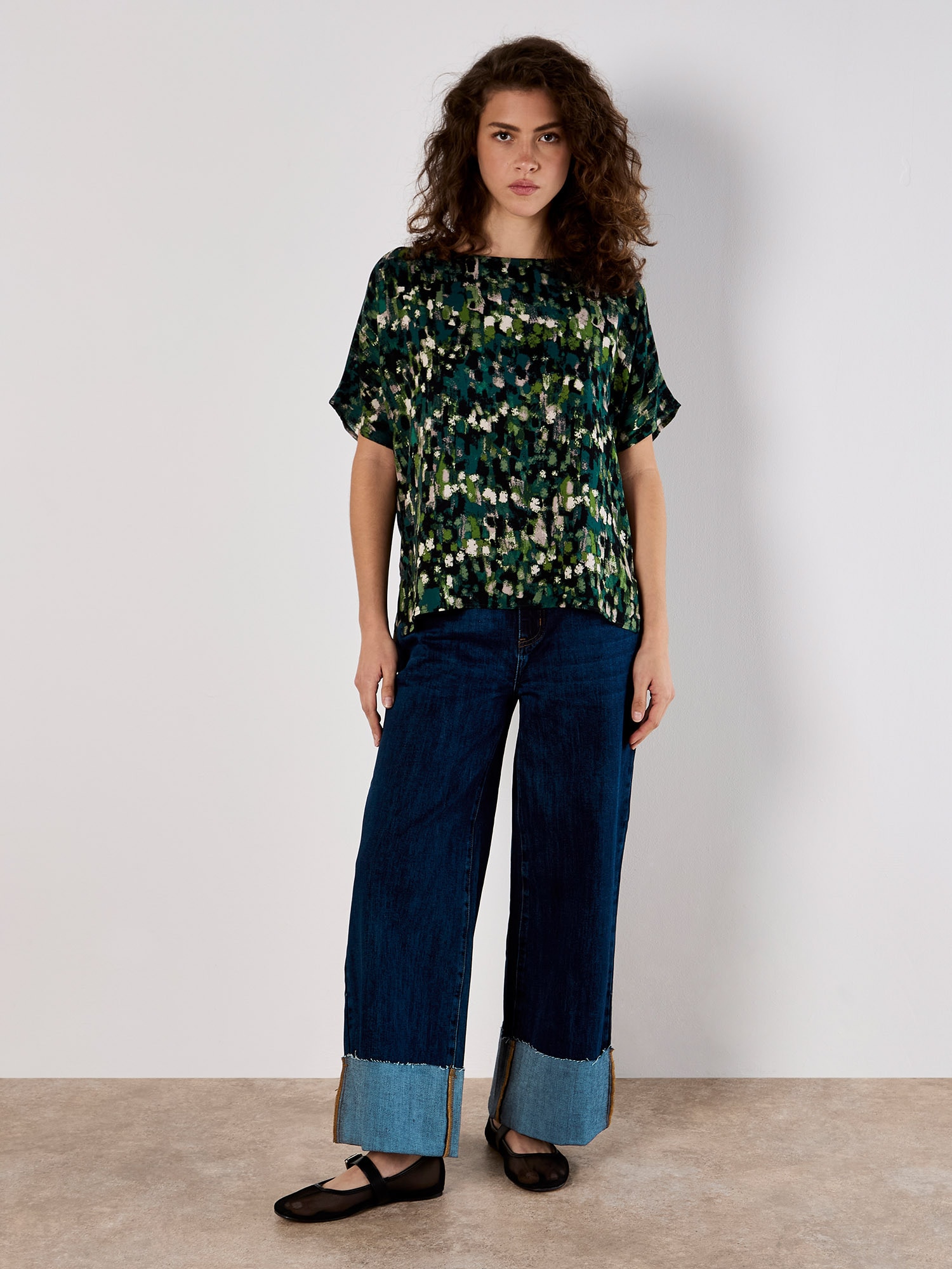 Apricot Shirttop »Top« mit Seitenschlitz