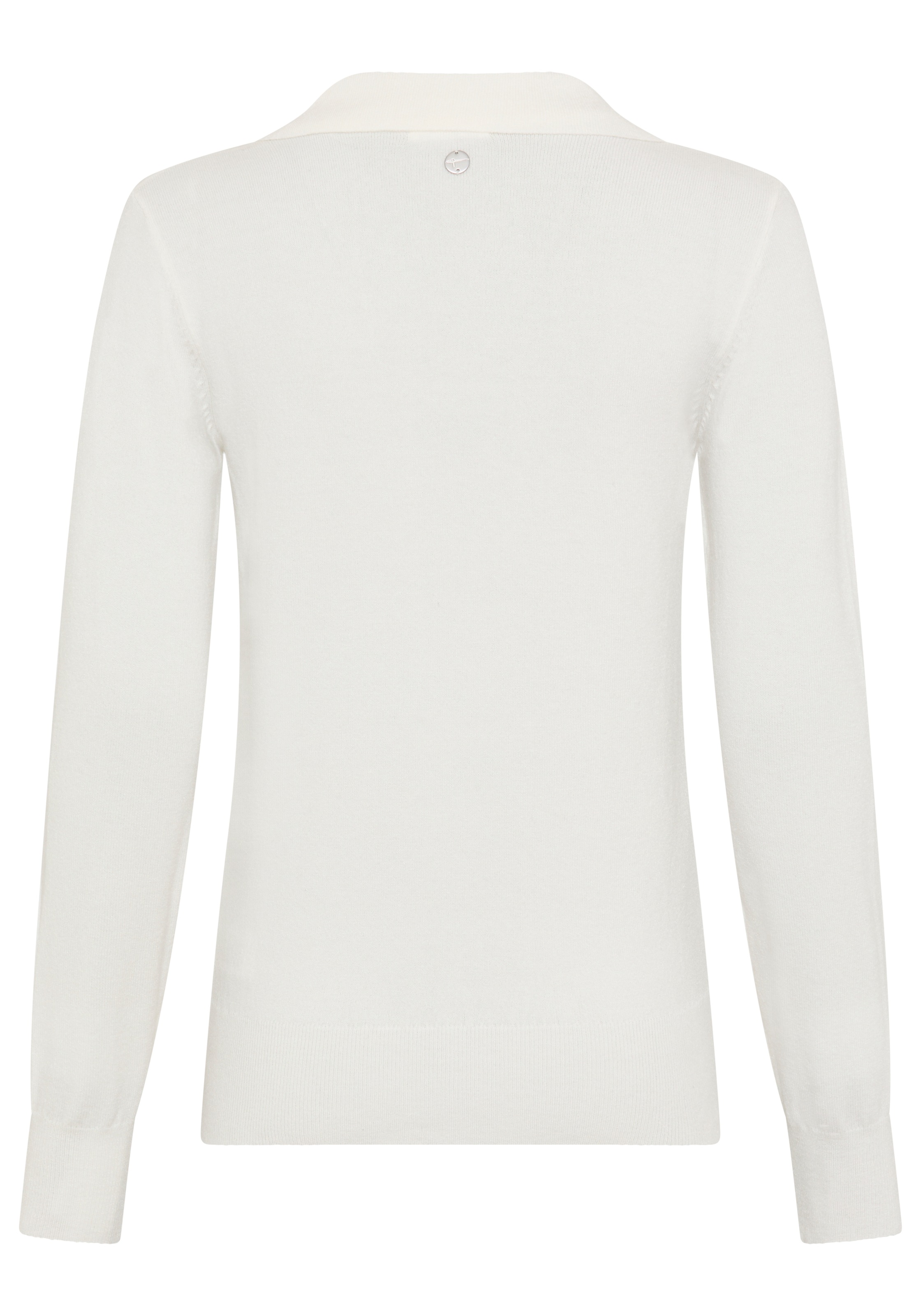Tamaris Strickpullover »mit Polokragen, figurumspielende Passform, aus Feinstrick« aus weicher Viskosemischung