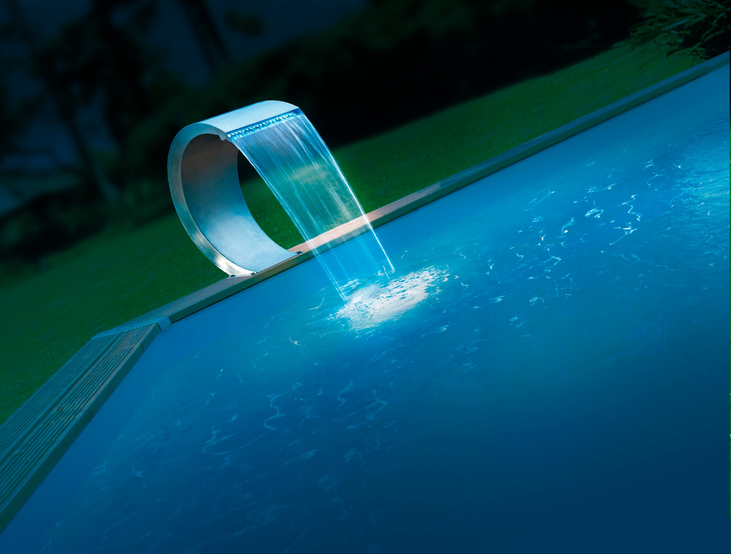 Ubbink Wasserfall »Mamba LED«, Edelstahl