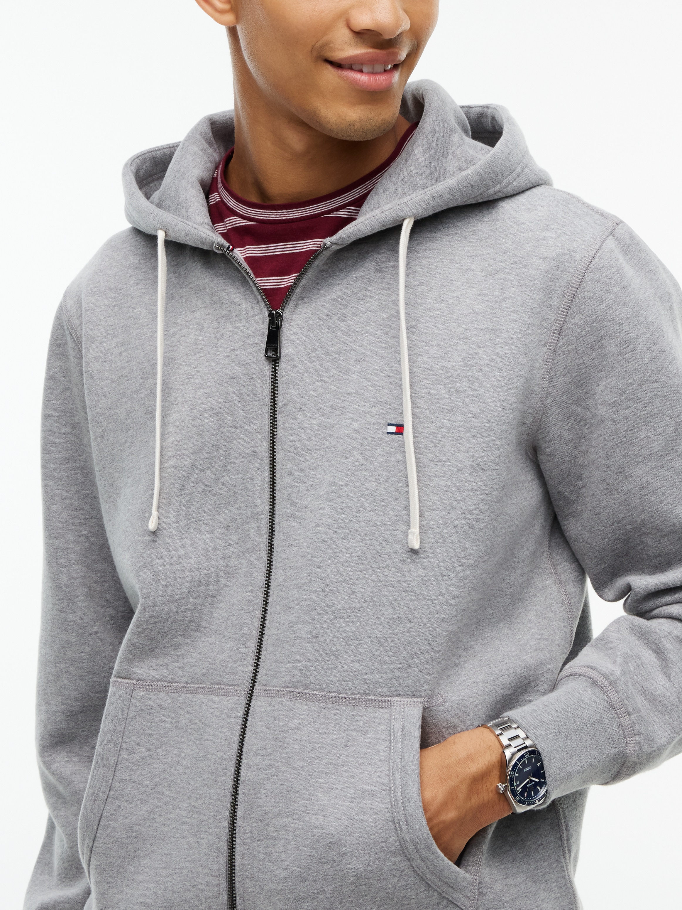 Tommy Hilfiger Kapuzensweatjacke »ESSENTIAL FLEECE HOODED REGULAR«