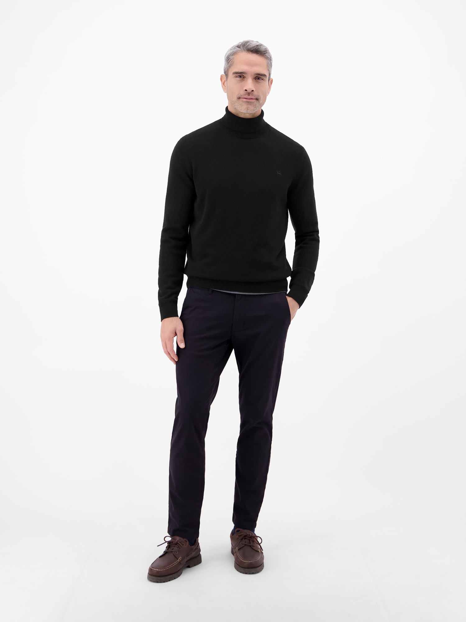 LERROS Rollkragenpullover »Herren Rollkragenpullover - lässige Optik, wärmender«