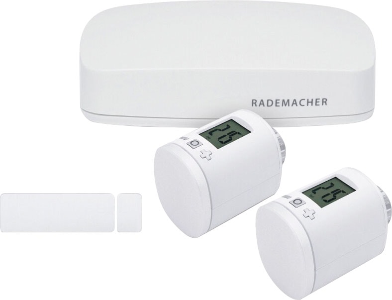 Rademacher Smart-Home Starter-Set »Aktionspaket ''Heizen''«, (Set, 2x DuoFern Heizkörperstellantrieb, DuoFern Fenster-/Türkontakt)