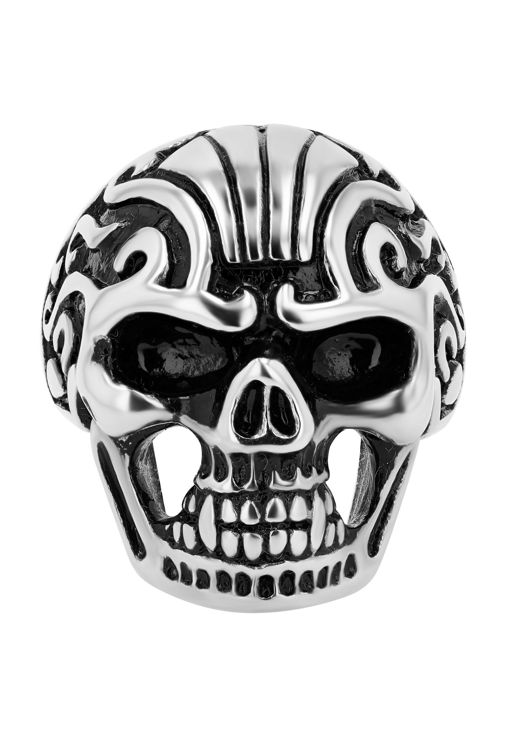 AKZENT Fingerring »Skullstorm, langlebig«