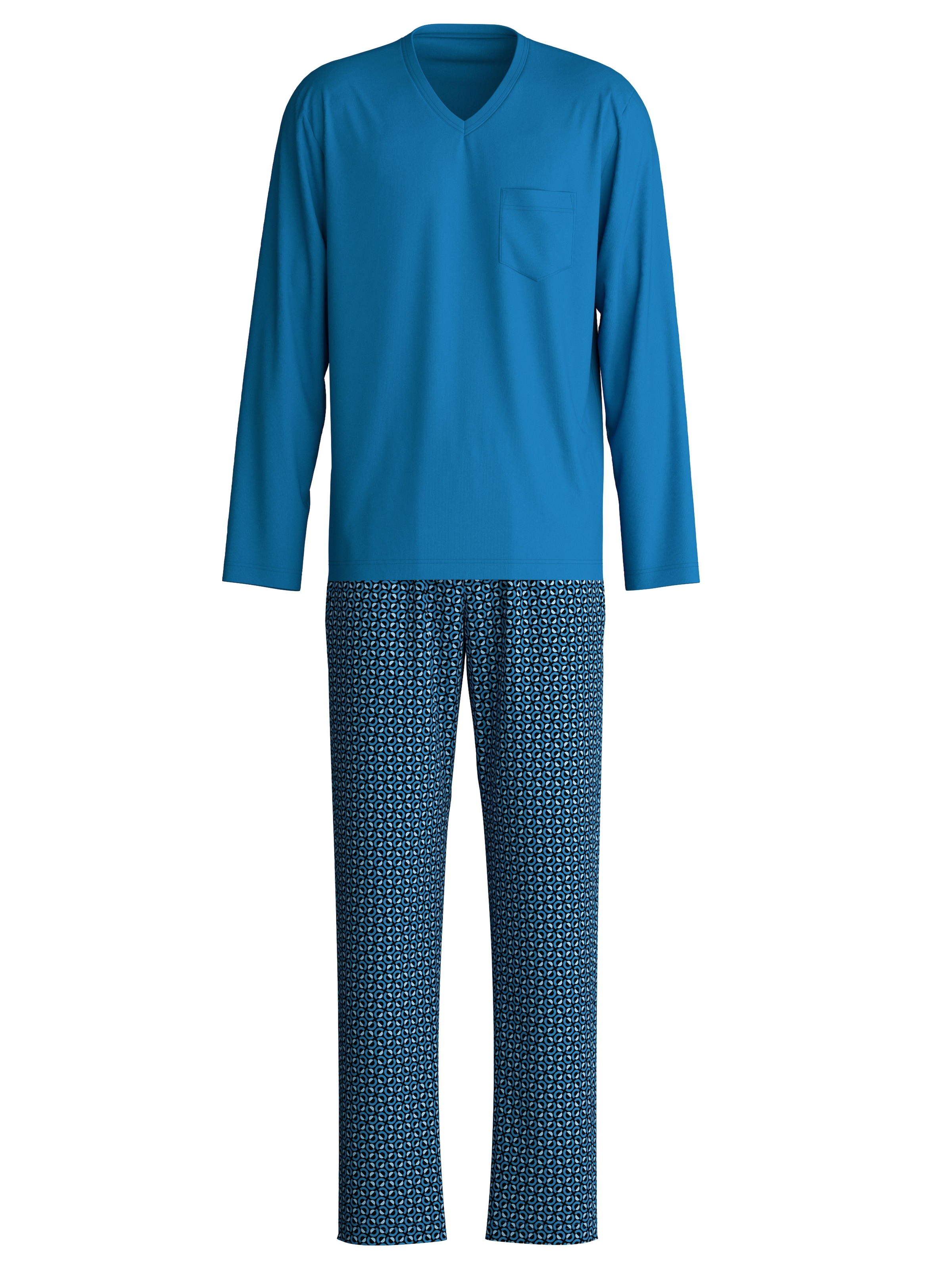 CALIDA Schlafanzug »Relax Imprint 2«, (2 tlg.)